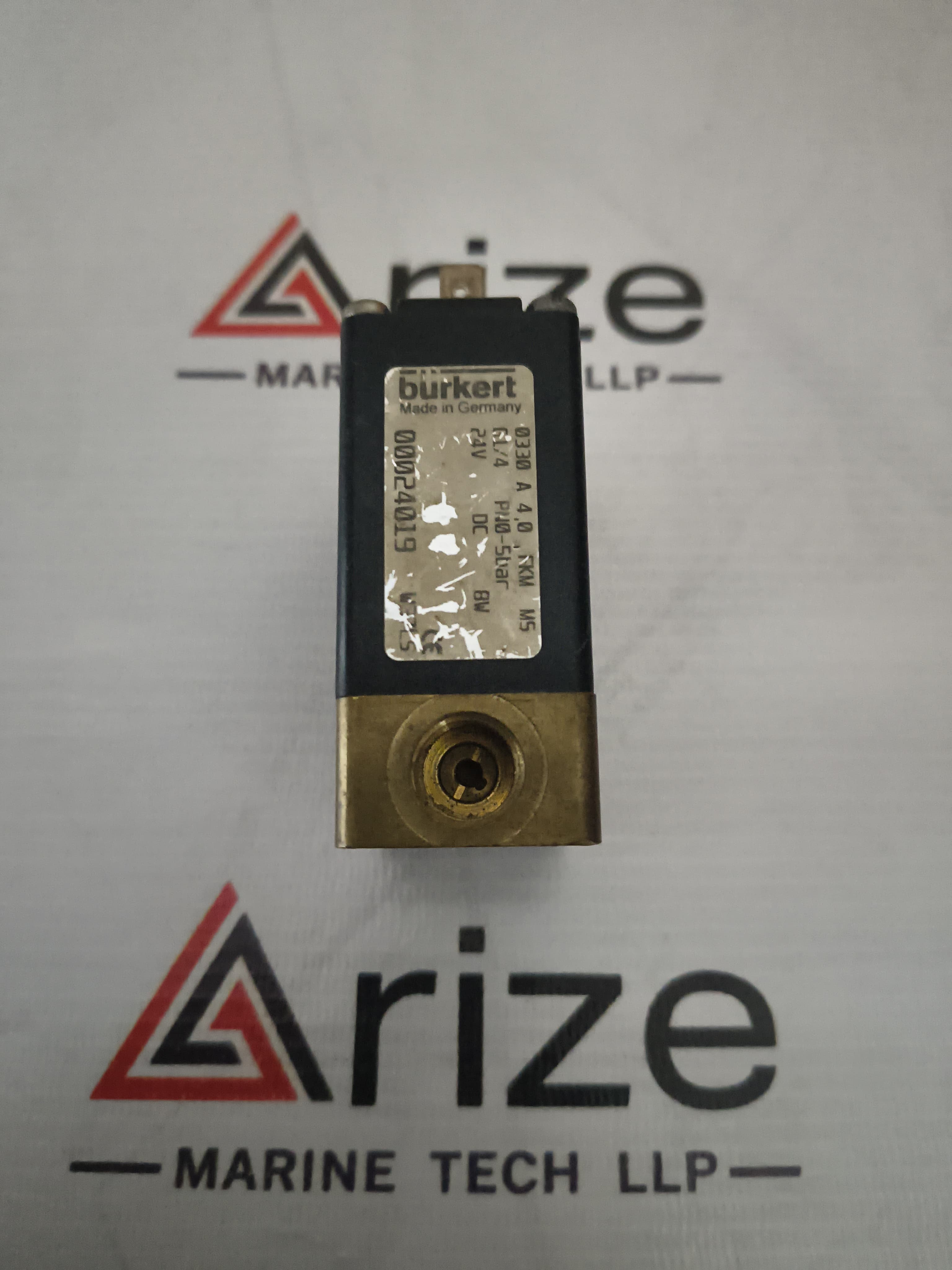 BURKERT 0330 A 4.0 FKM MS TYPE 0330 24VDC 8W SOLENOID VALVE NEW