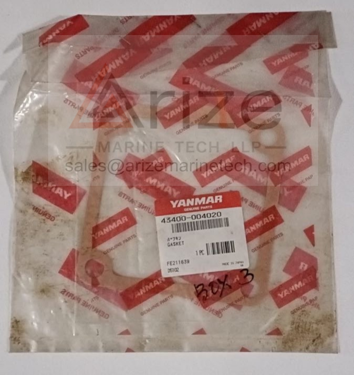 YANMAR EY26 GASKET 43400-004020 NEW