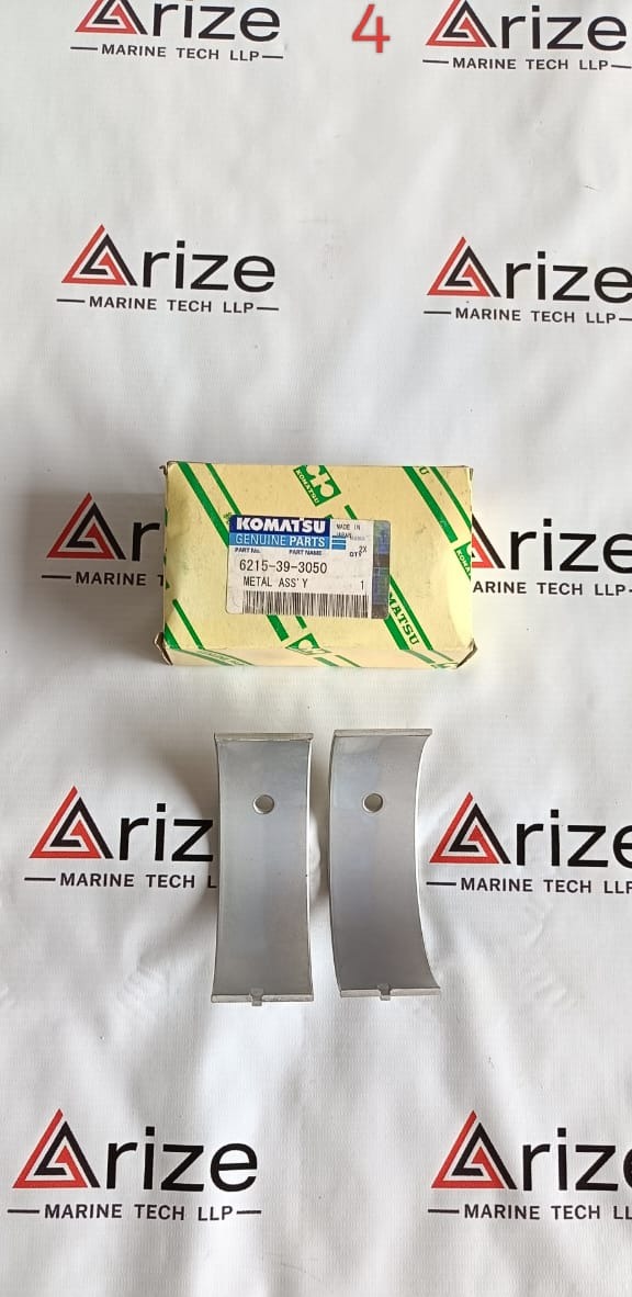 KOMATSU SA 12V410 METAL ASSY 0.25mm 6215-39-3050 CONROD BEARING NEW