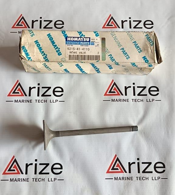 KOMATSU SA 12V410 INTAKE VALVE 6215-41-4110 NEW