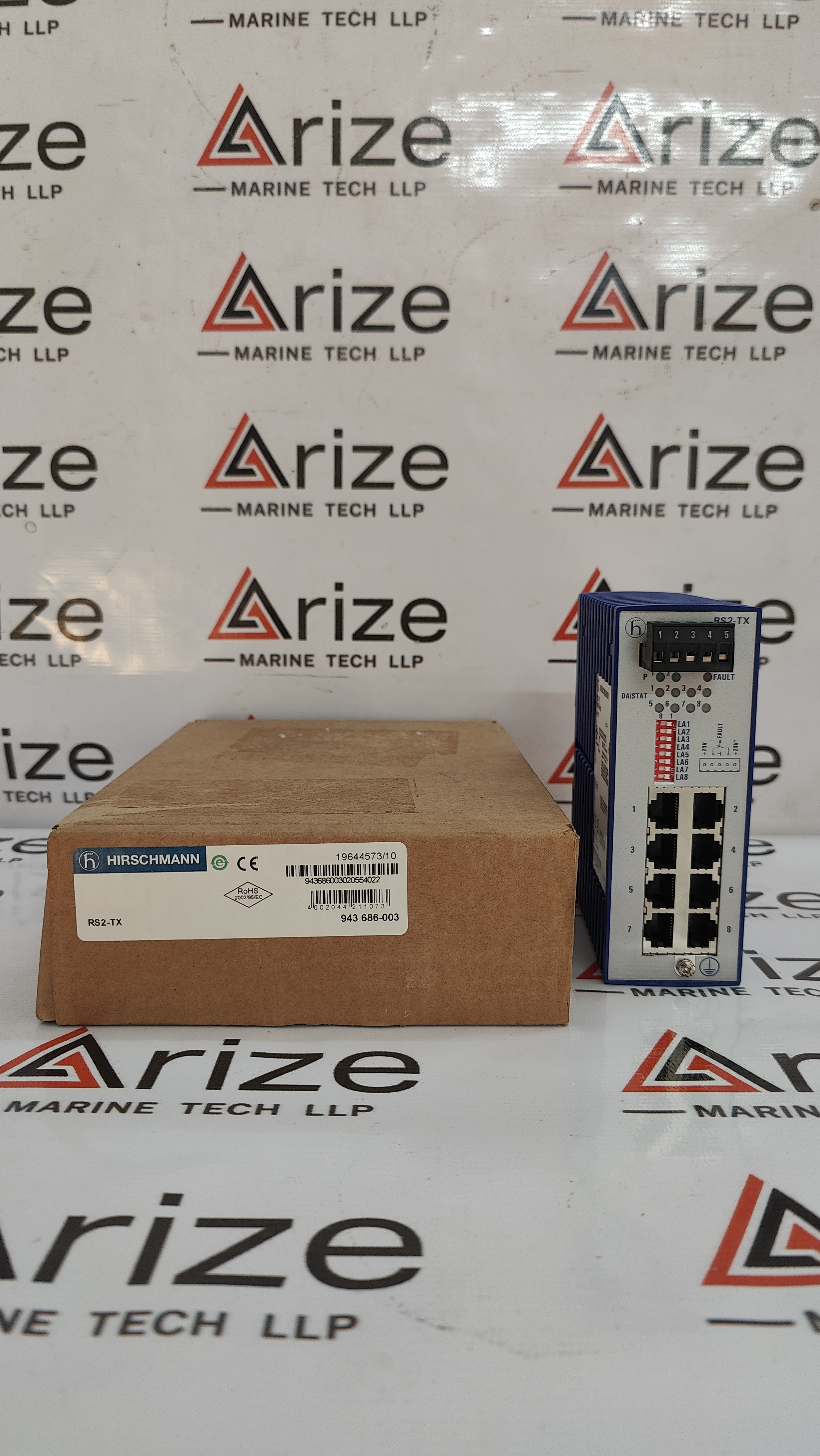 HIRSCHMANN RS2-TX RAIL SWITCH 24VDC NEW