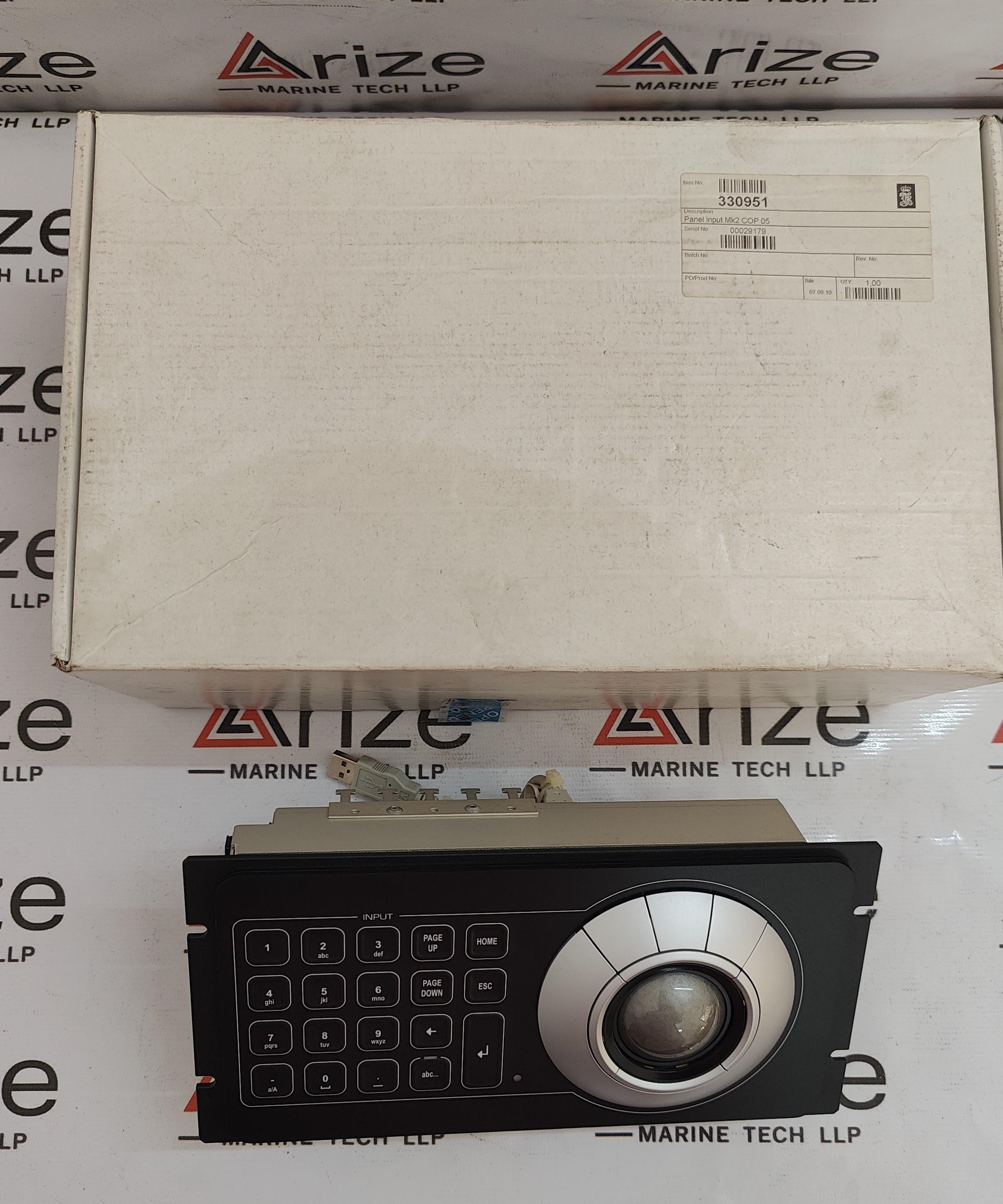KONGSBERG MARITIME PART NO 330951 INTEGRATED NAVIGATION PANEL INPUT MK2 COP 05 REVISION B2 NEW
