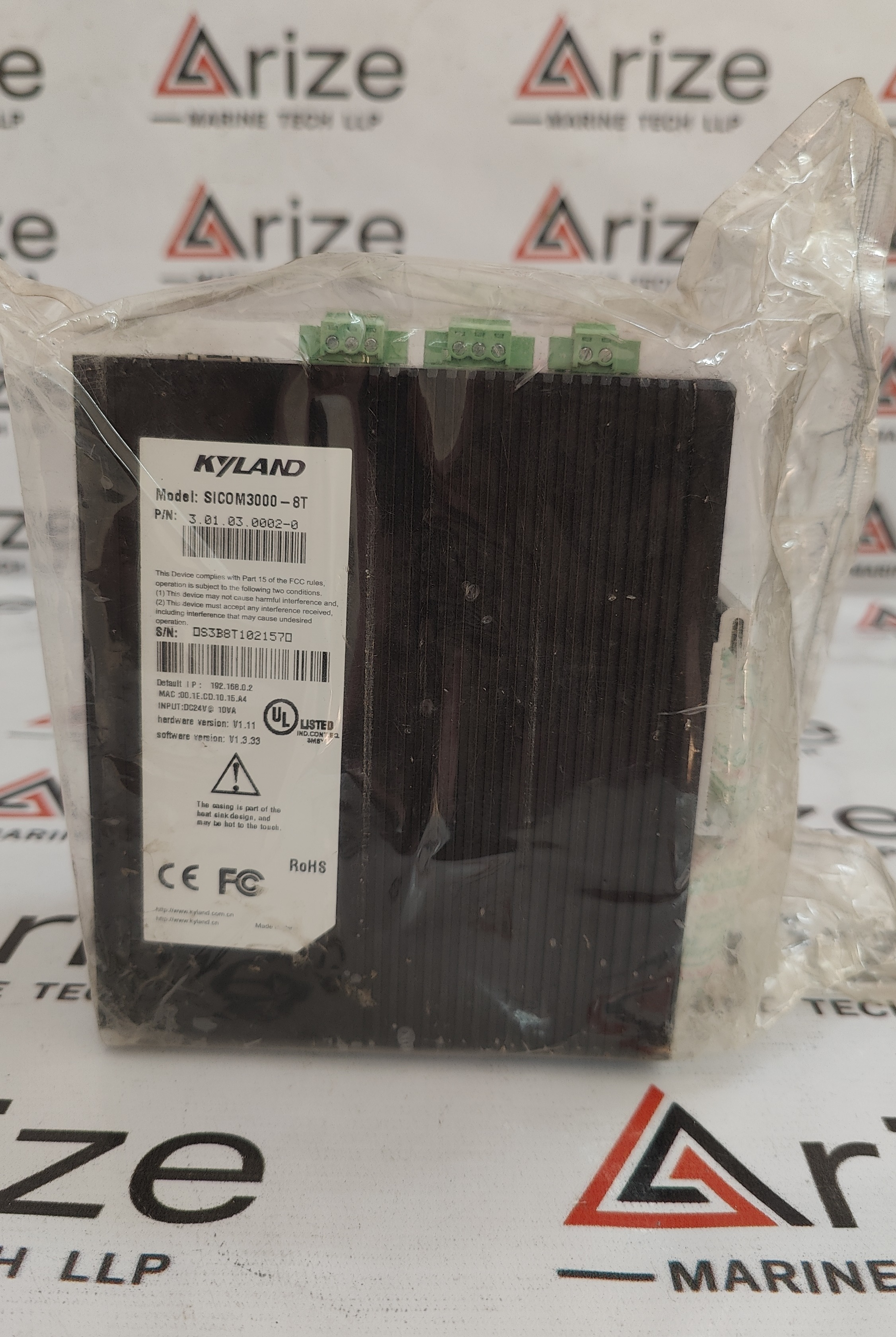 KYLAND SICOM3000-8T LAYER 2 ETHERNET SWITCH NEW