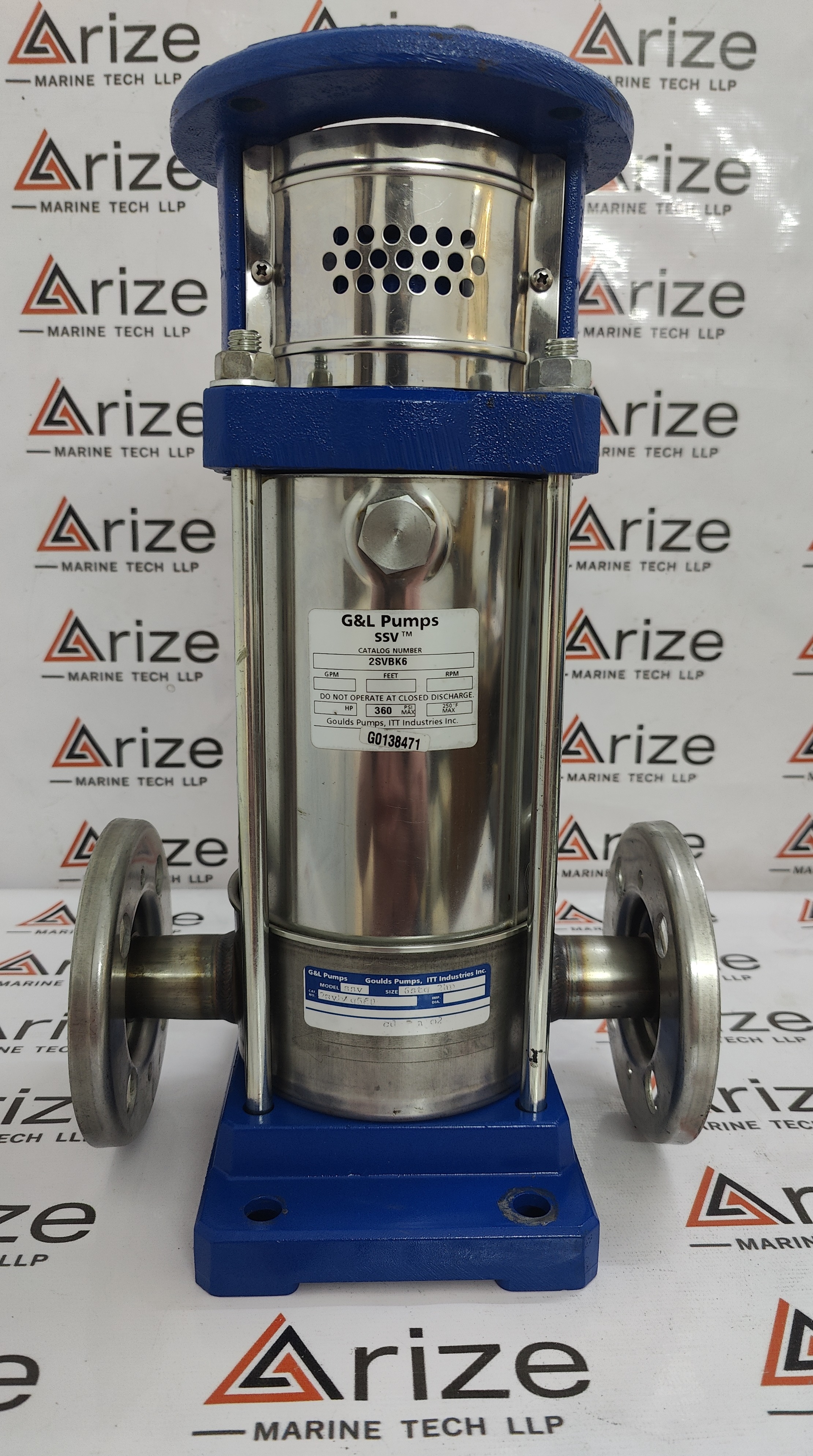 GOULDS PUMP 2SVBK6 HYDRAULIC PUMP BY ITT INDUSTRIES INC NEW