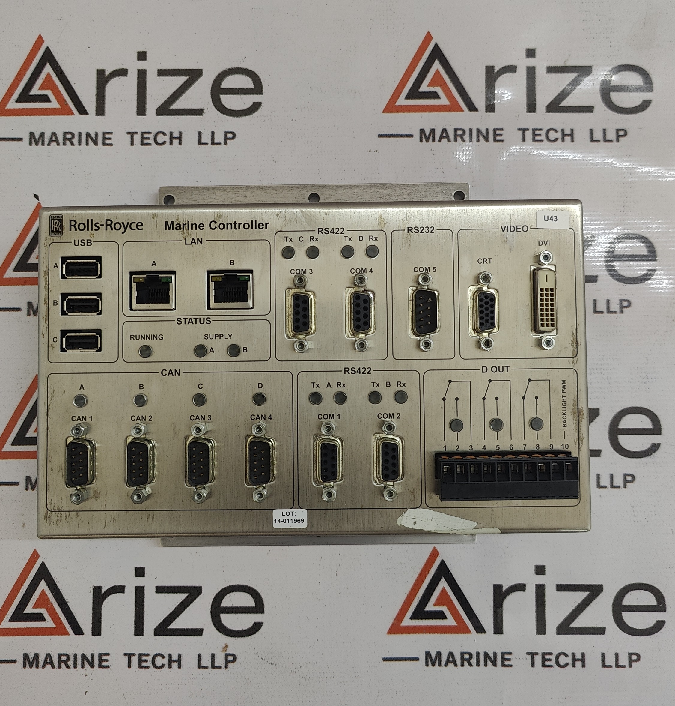 ROLLS ROYCE  H1127.0101 MARINE CONTROLLER PART NO 000068308 NEW