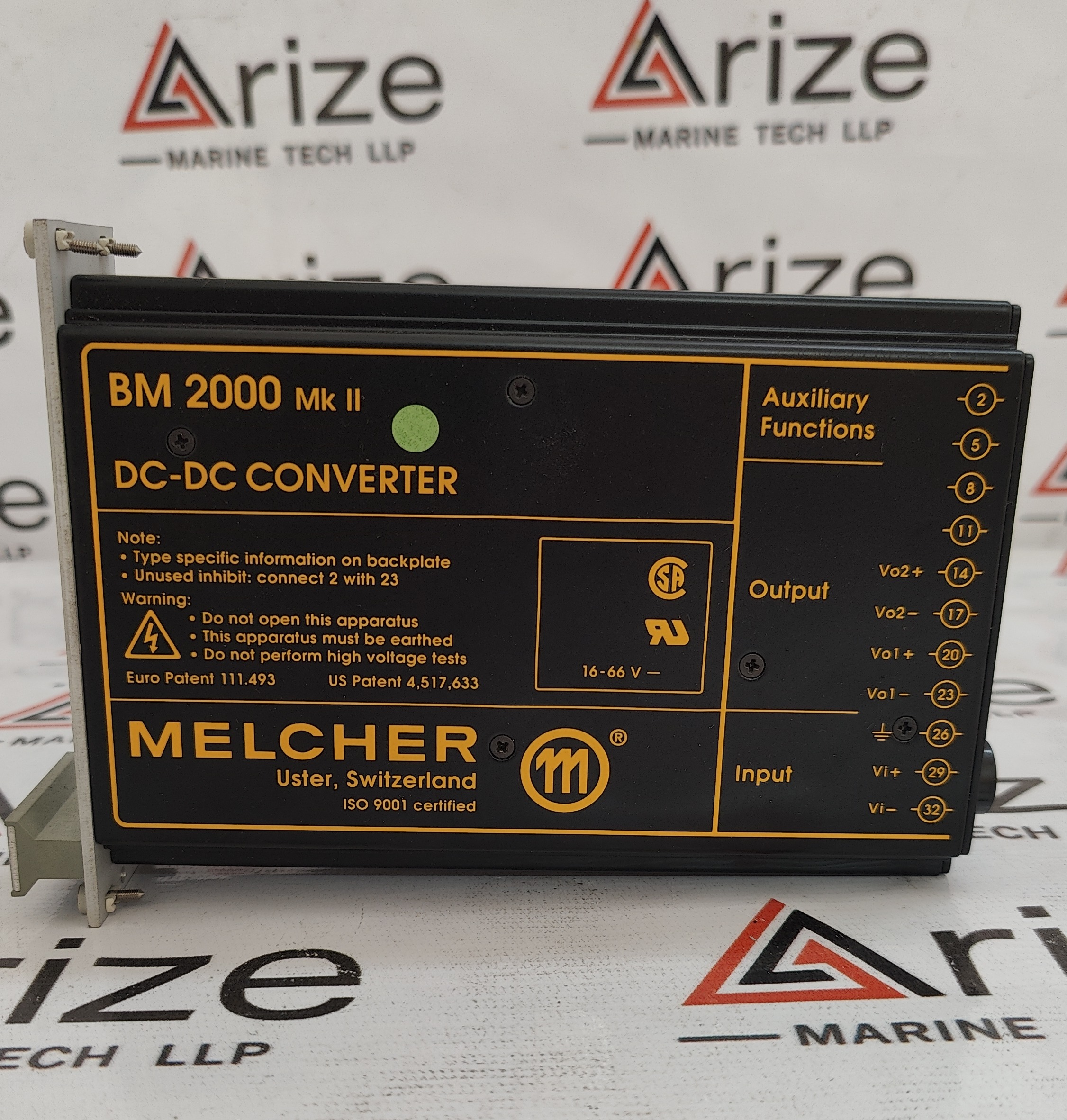 MELCHER BM 2000 SERIES DC-DC CONVERTER TYPE DC2 BM 2070-7 NEW