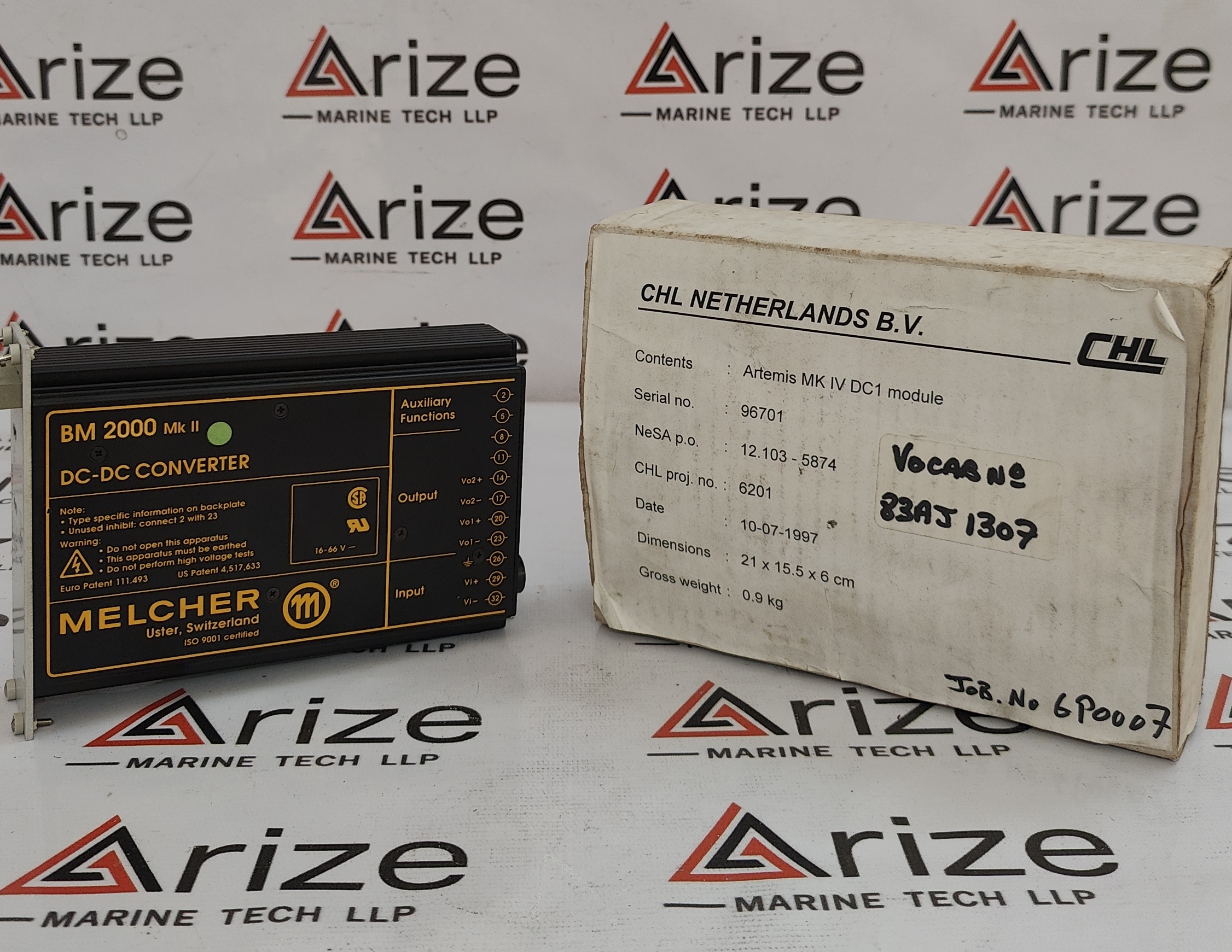 MELCHER BM 2000 SERIES DC-DC CONVERTER TYPE DC1 BM 2070-7 NEW