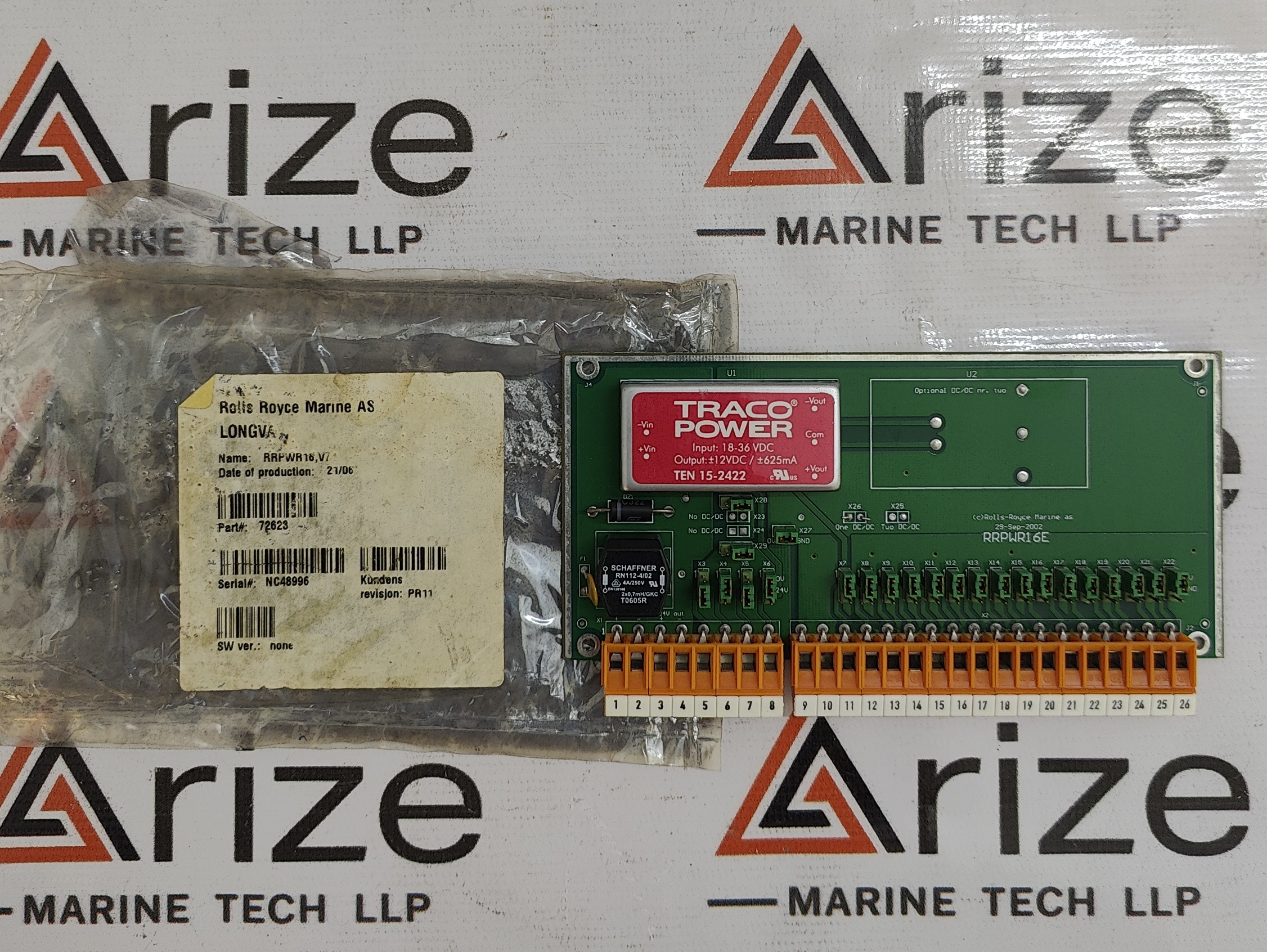 ROLLS ROYCE MARINE AS RRPWR16 V7 CAN POWER MODULE PART NO. 72623 NEW