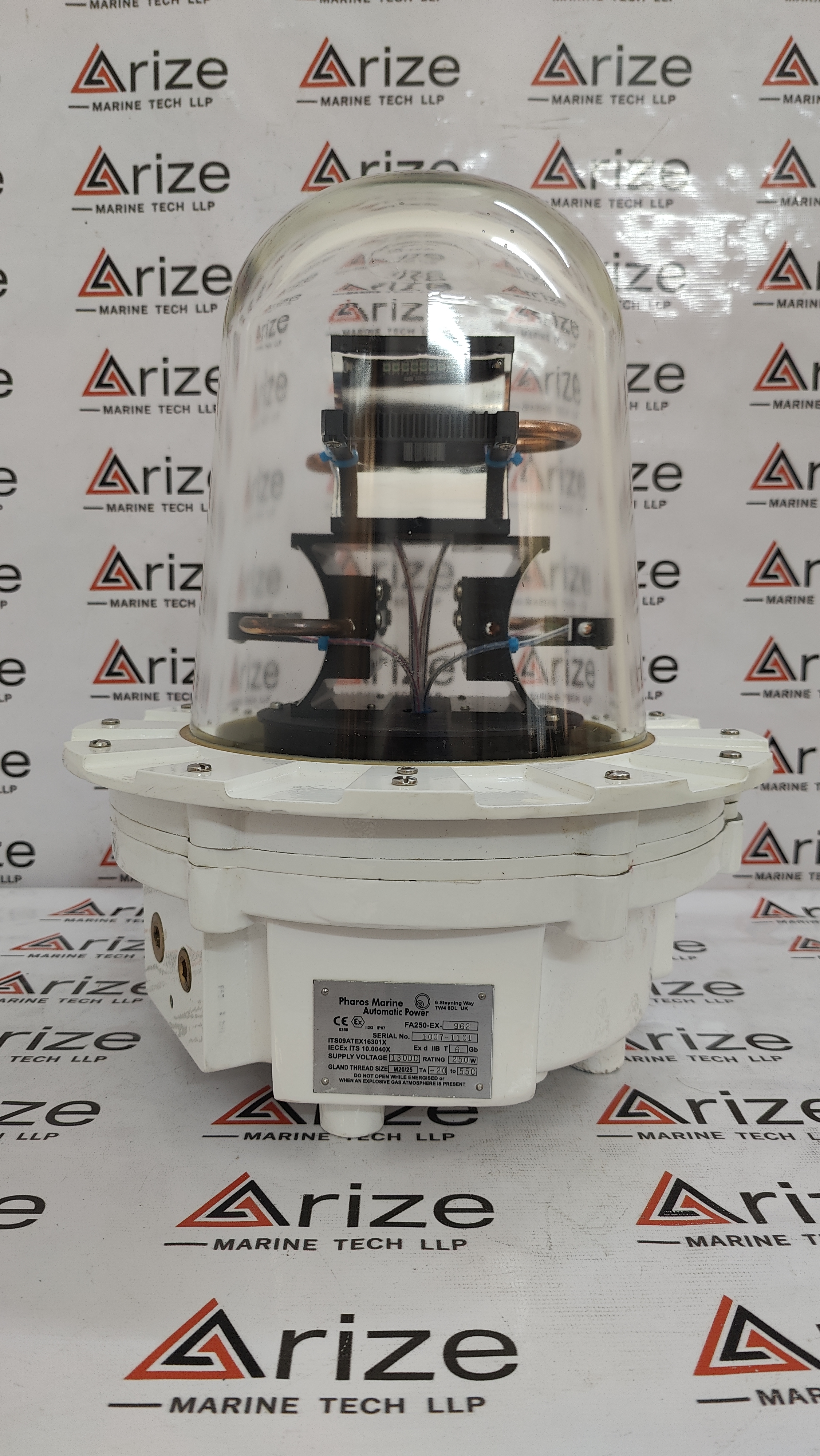PHAROS MARINE AUTOMATIC POWER FA250-EX-962 FLAMEPROOF LED MARINE LANTERN NEW