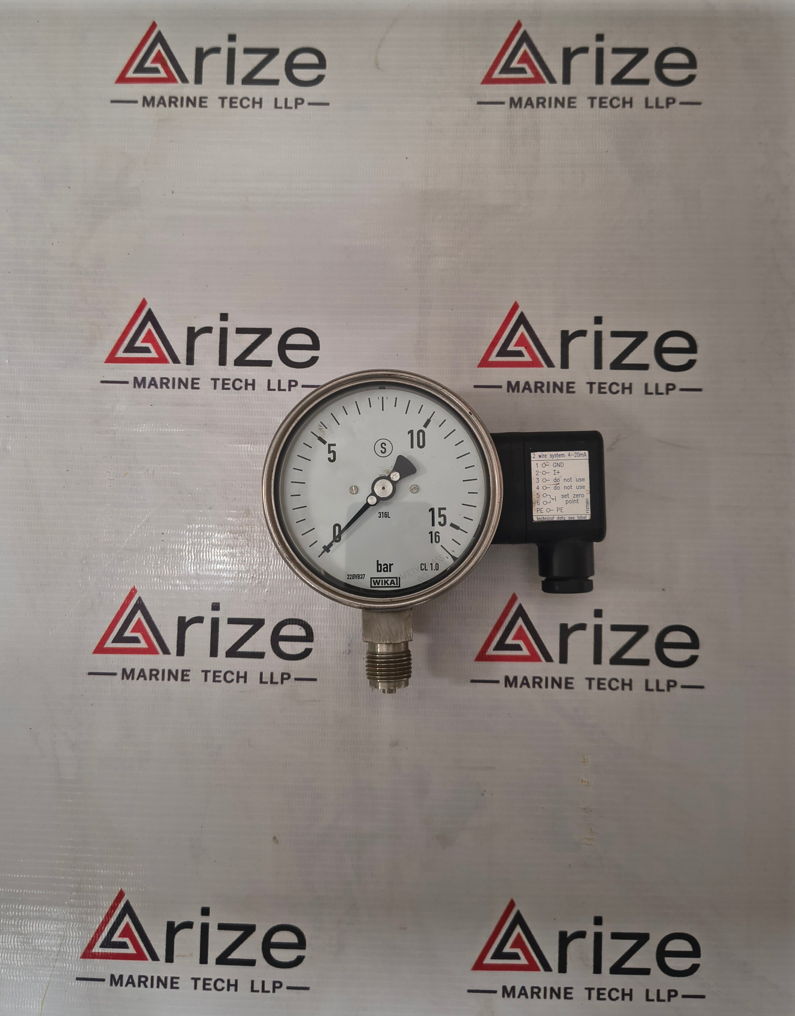 WIKA PGT 23.100 PRESSURE TRANSMITTER 0-16 BAR NEW