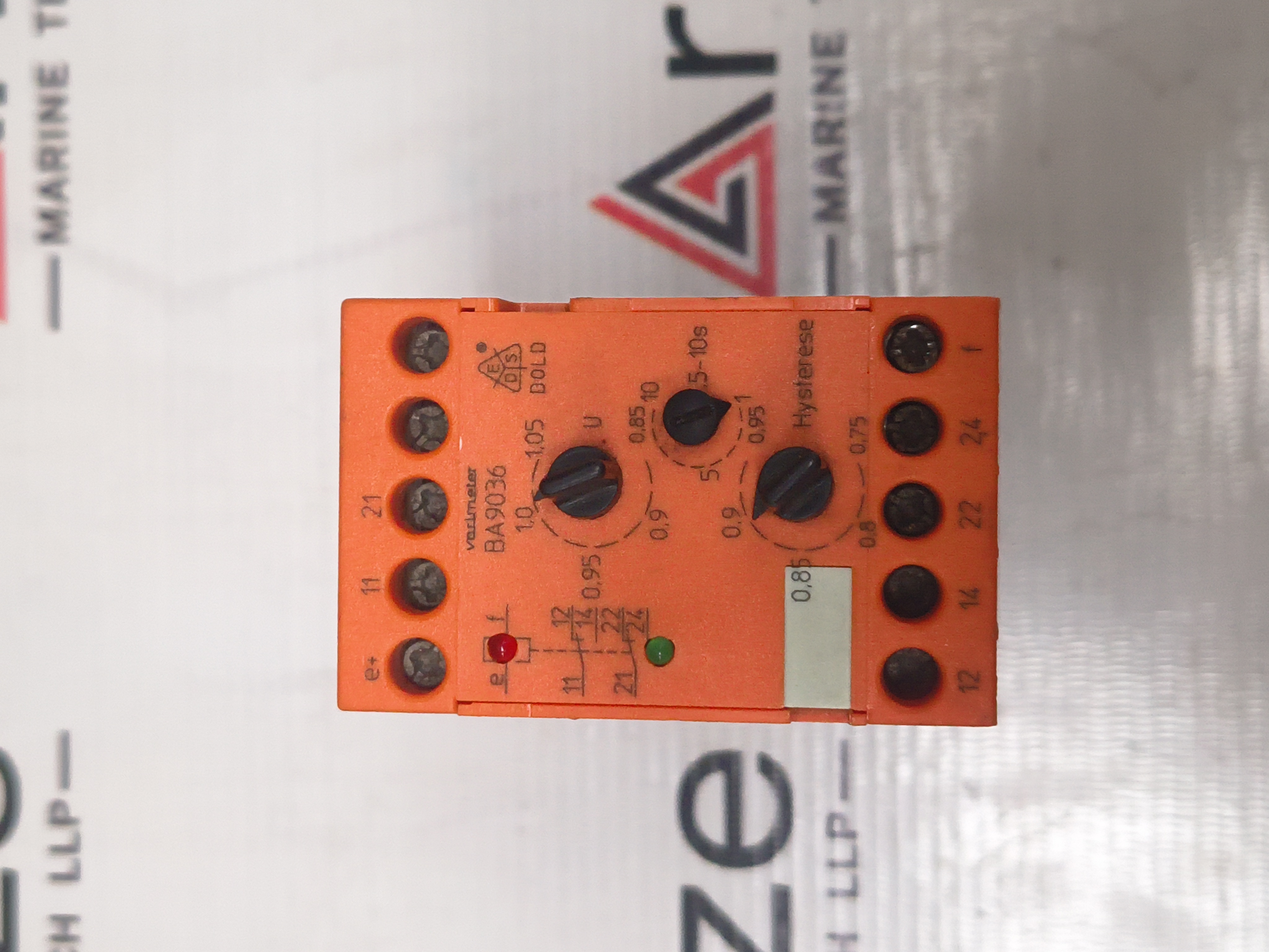 DOLD & SOHNE BA 9036/010 VOLTAGE RELAY NEW