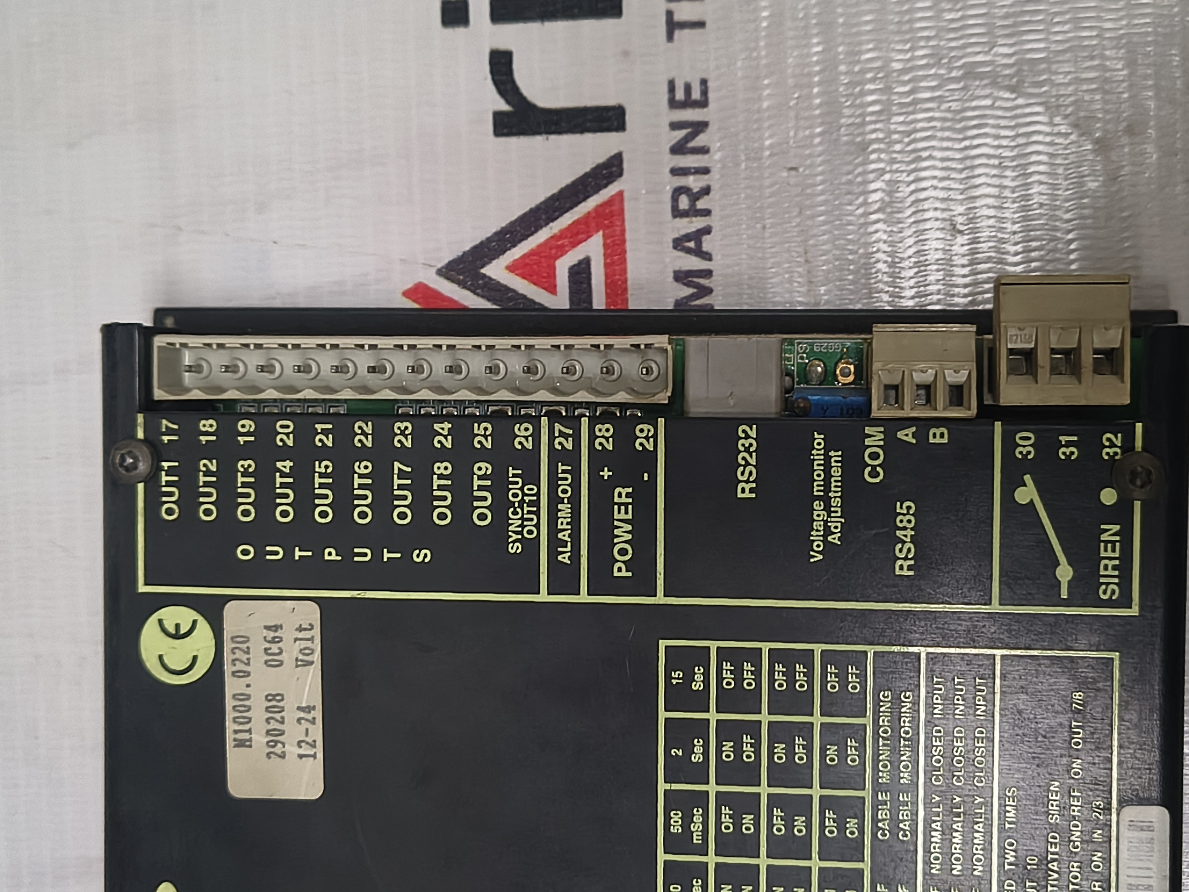 SELCO M1000.0220 ALARM PANEL 12-24V NEW