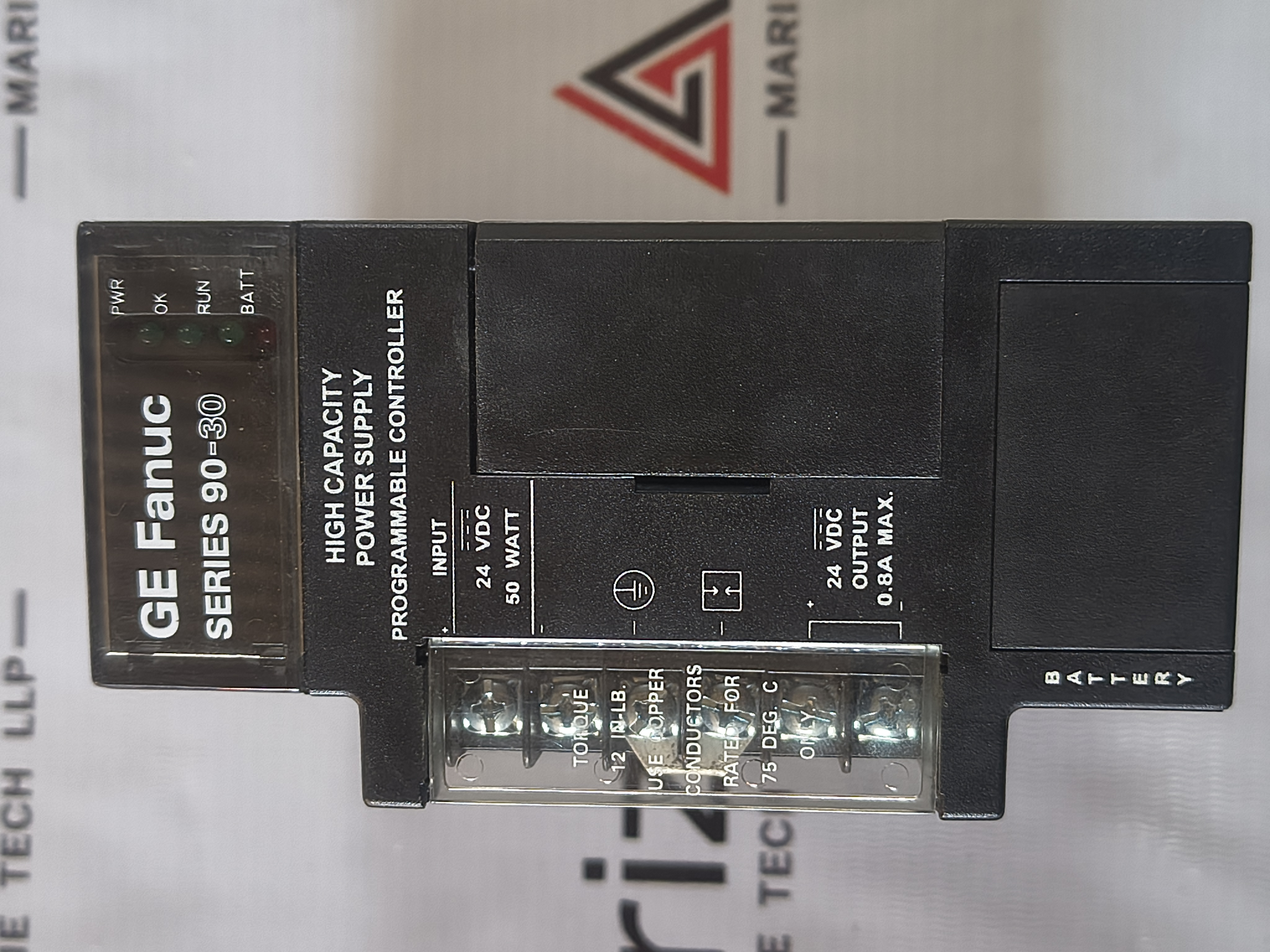 GE FANUC IC693PWR331D 24VDC HI-CAP 30W POWER SUPPLY MODULE NEW