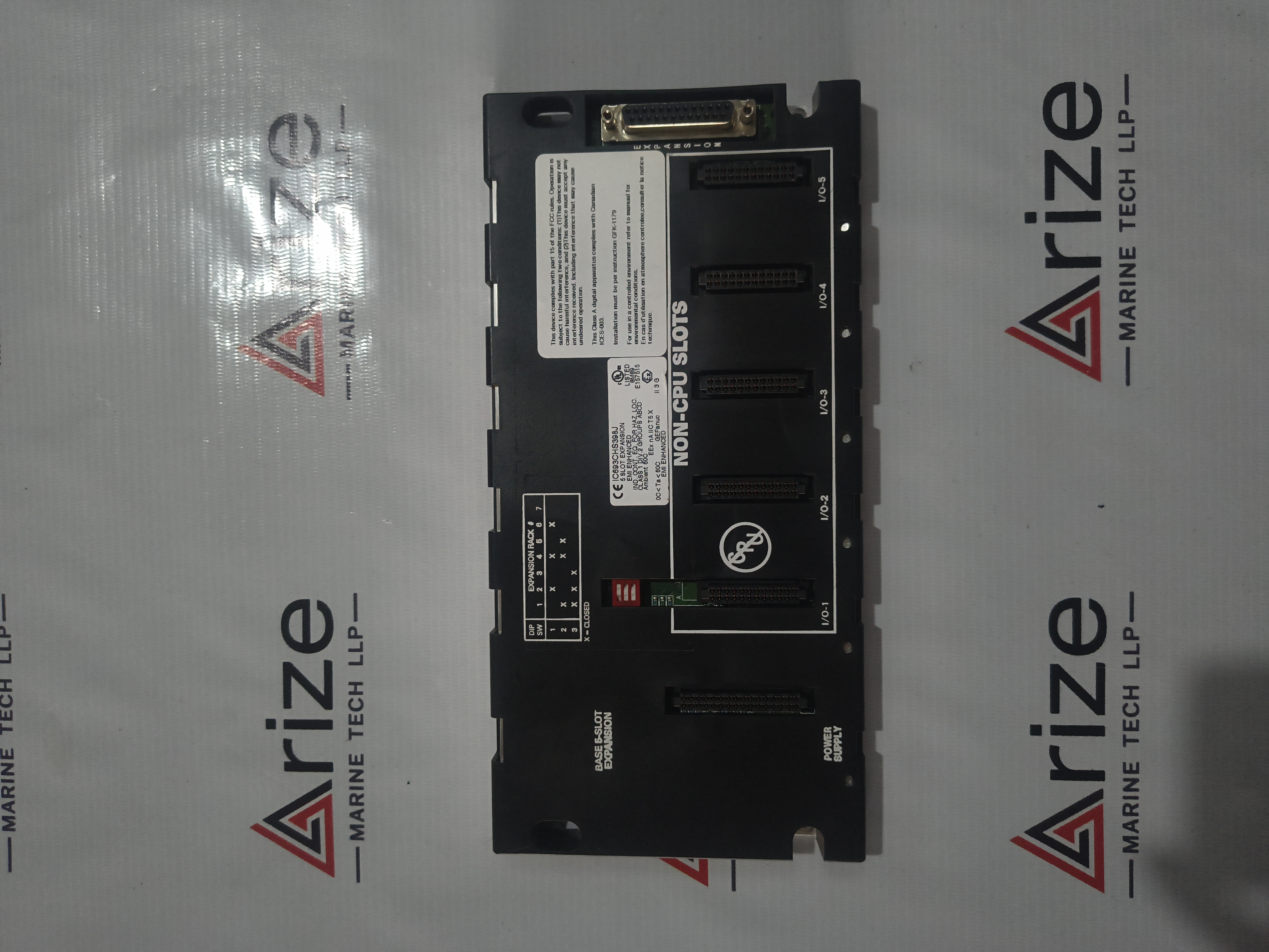 GE FANUC IC693CHS398J 5-SLOT BASE EXPANSION MODULE NEW
