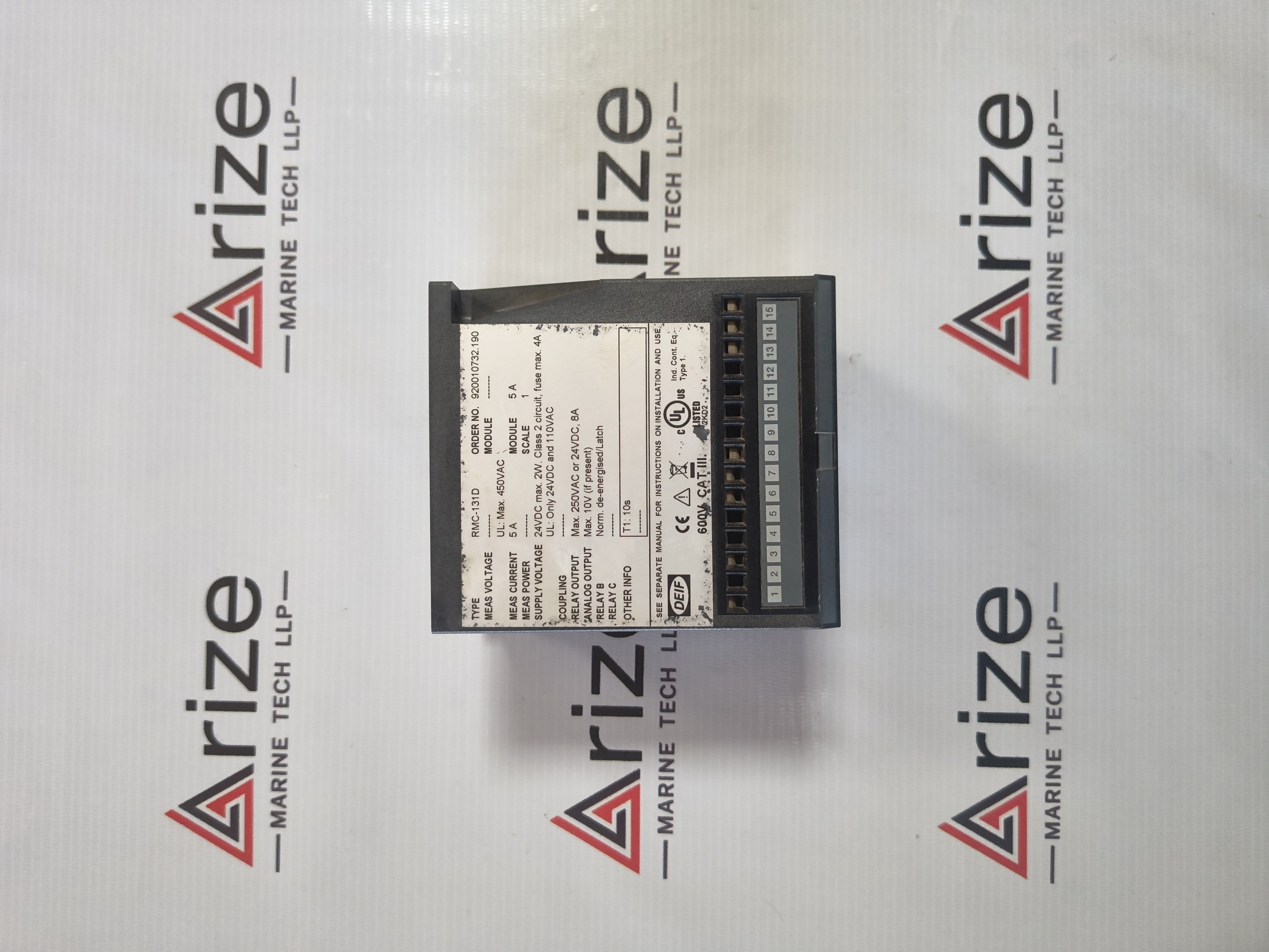 DEIF RMC-131D/2 DIFFERENTIAL CURRENT RELAY RMC-131/D