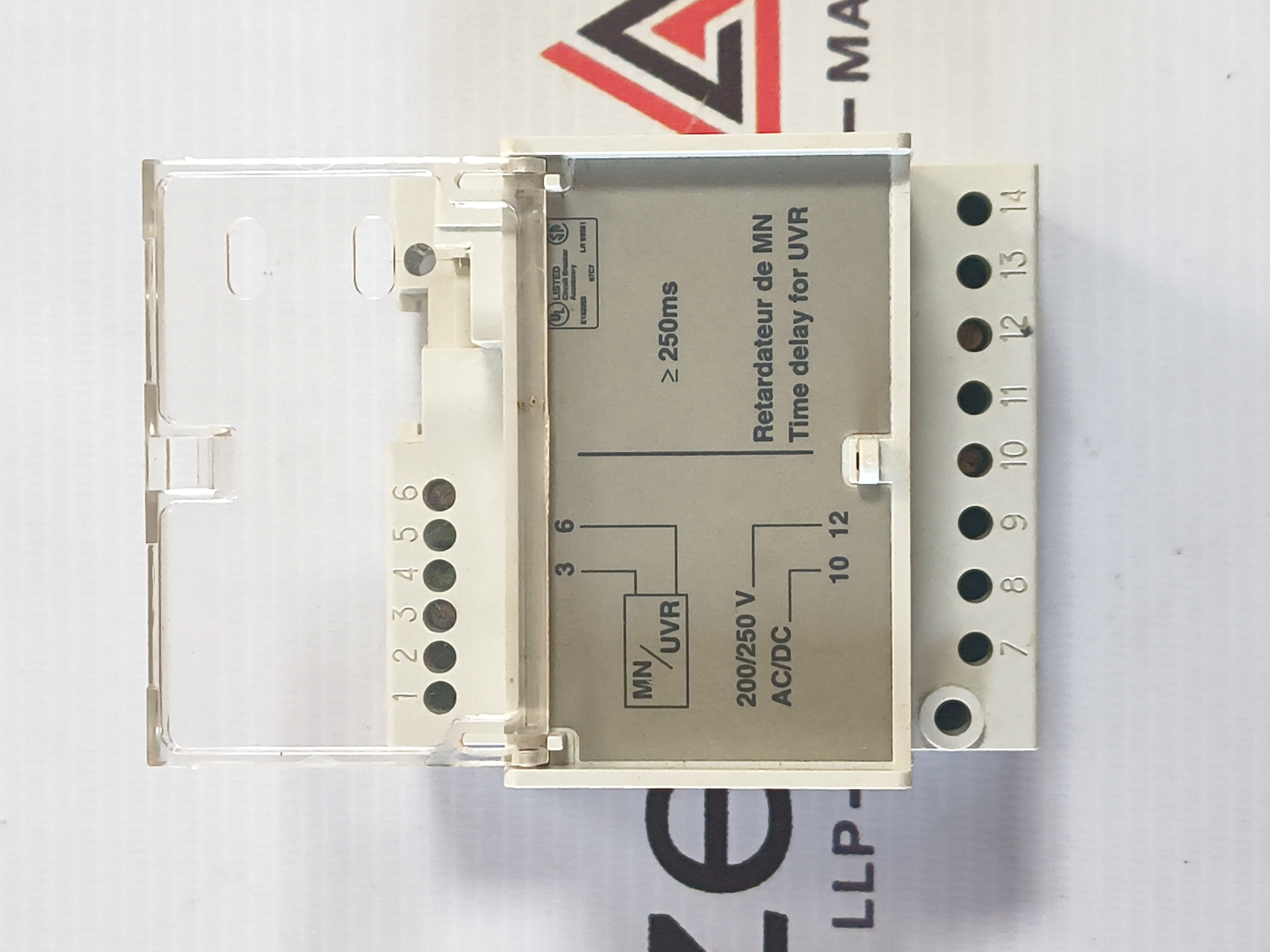 SCHNEIDER ELECTRIC 5100512160 MNR 200/250V TIME DELAY FOR UVR