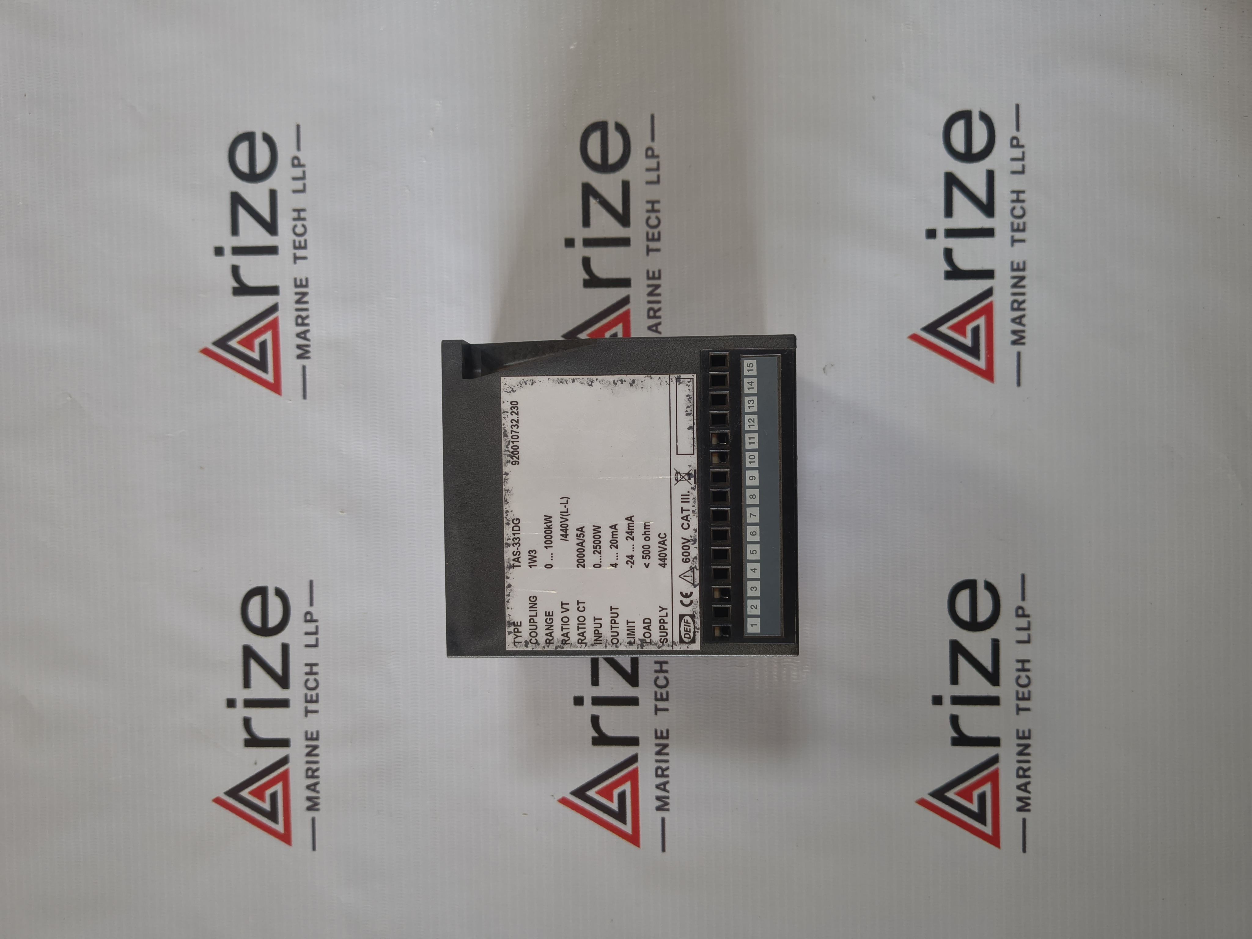 DEIF TAS-331DG REACTIVE POWER TRANSDUCER 920010732.320