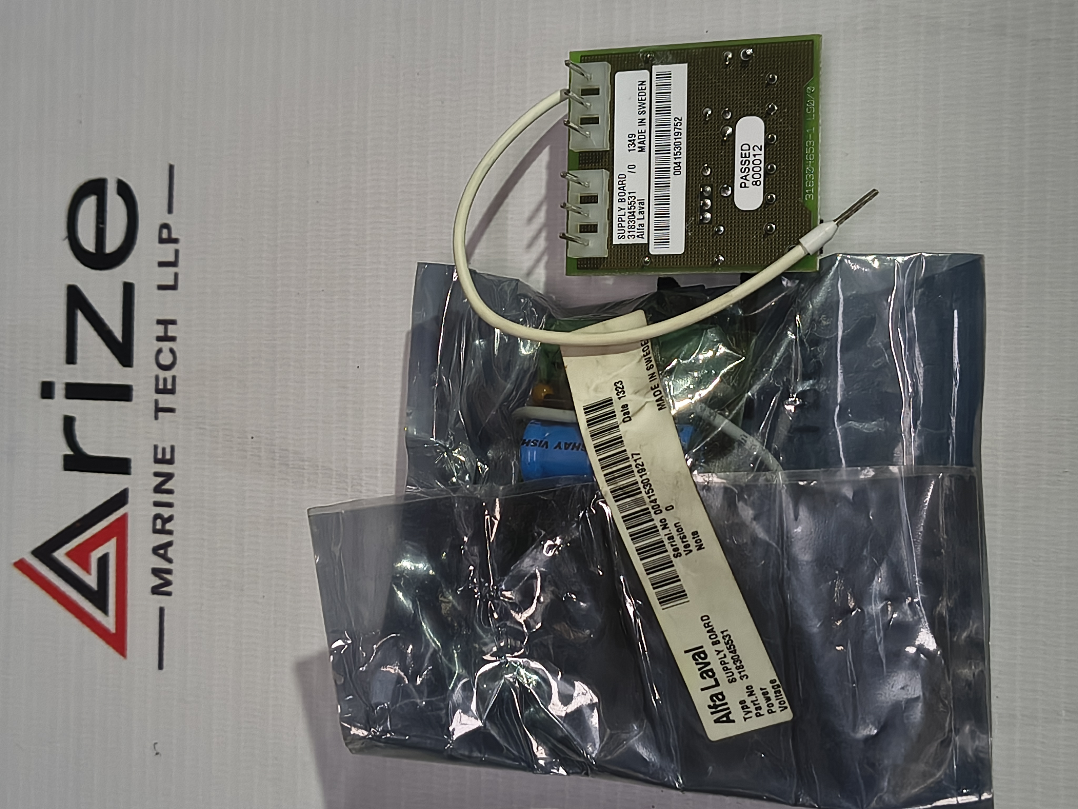 ALFA LAVAL 3183045531 SUPPLY BOARD VERSION 0 PCB 318304653-1 NEW