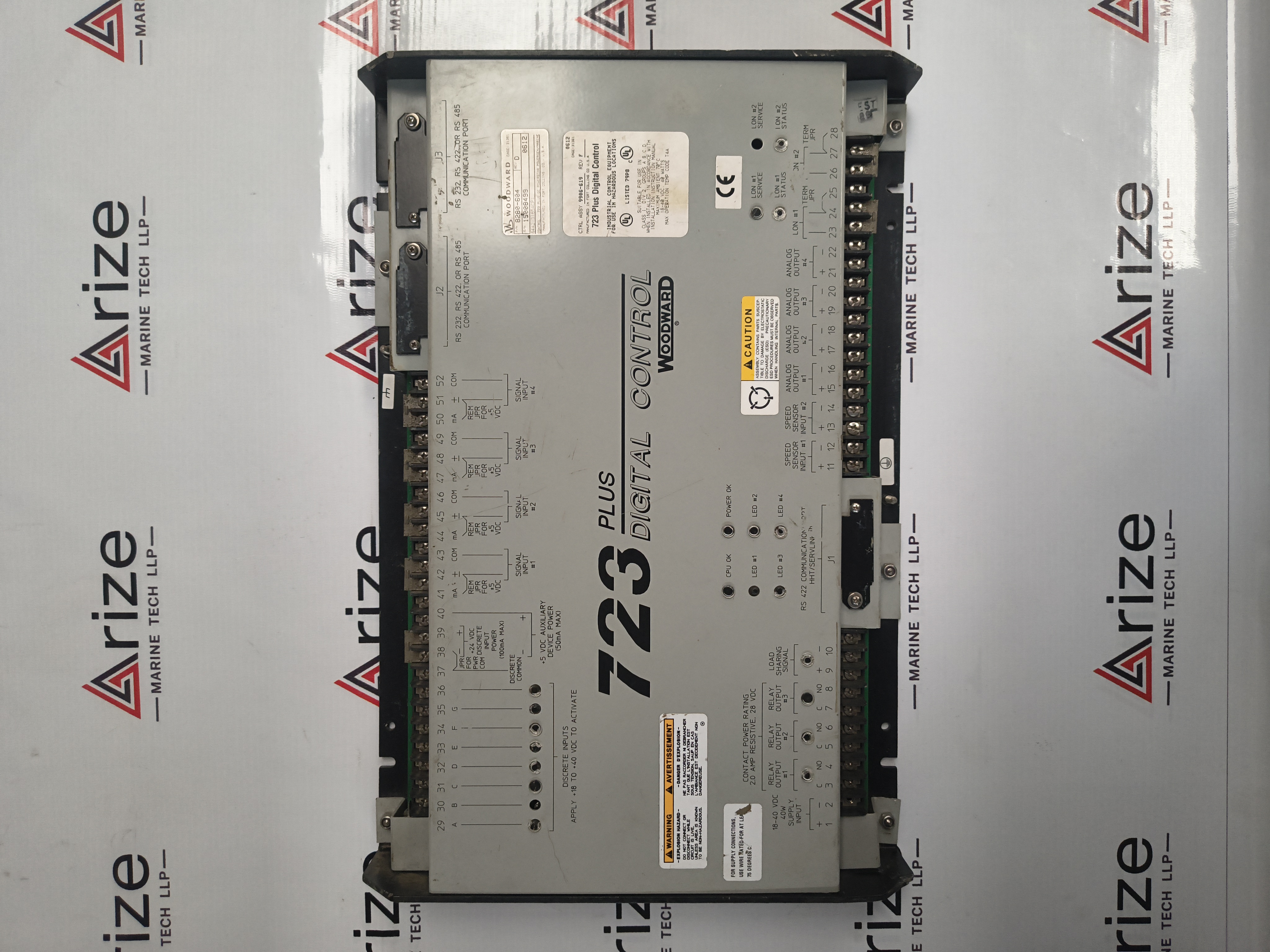 WOODWARD 723-9906-619-8280-604 REV-F-D DIGITAL CONTROL