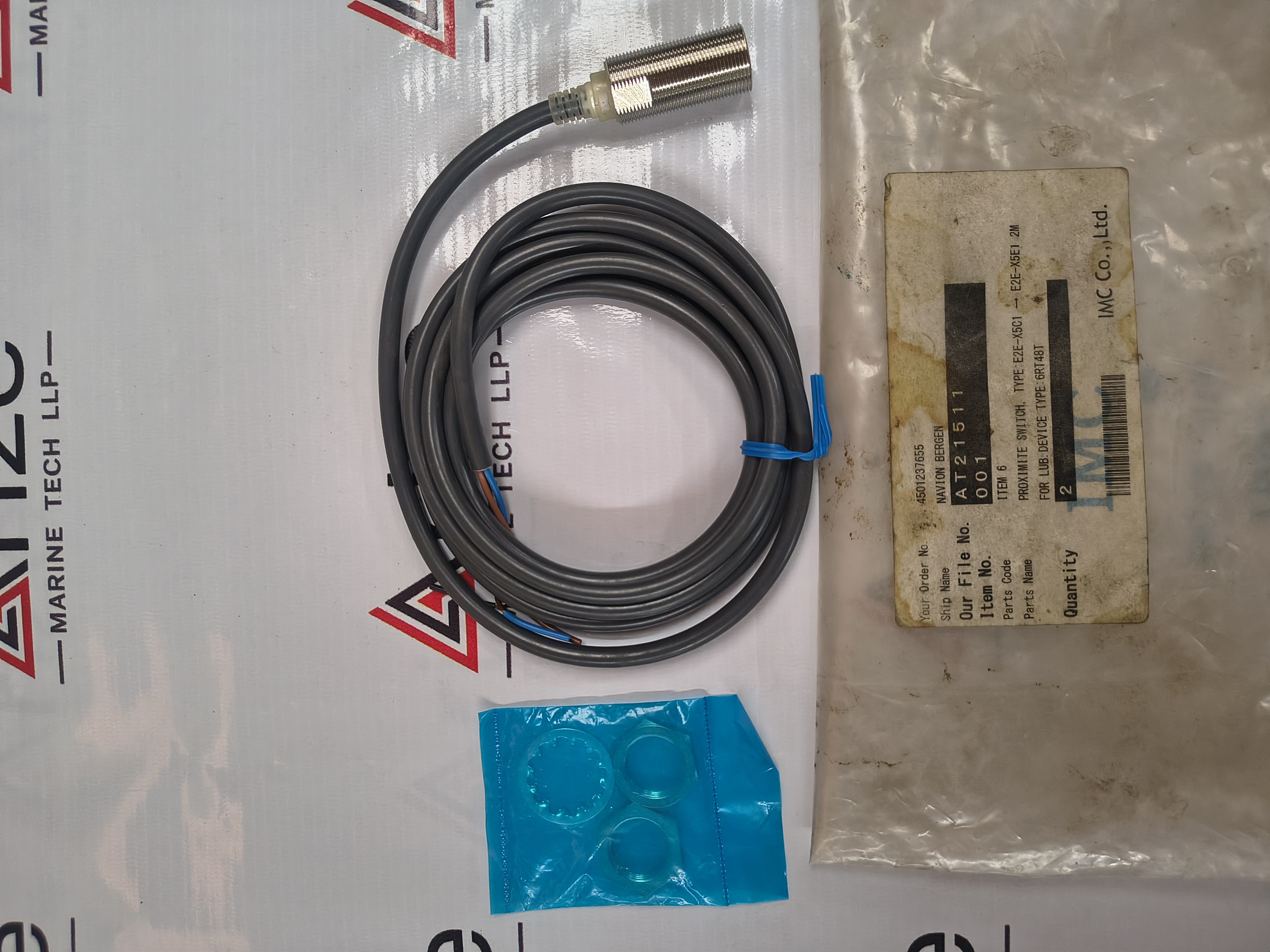 OMRON PROXIMITY SWITCH E2E-X5C1 ---> E2E-X5E1 12-24VDC SENSOR FOR SULZER RTA48T NEW