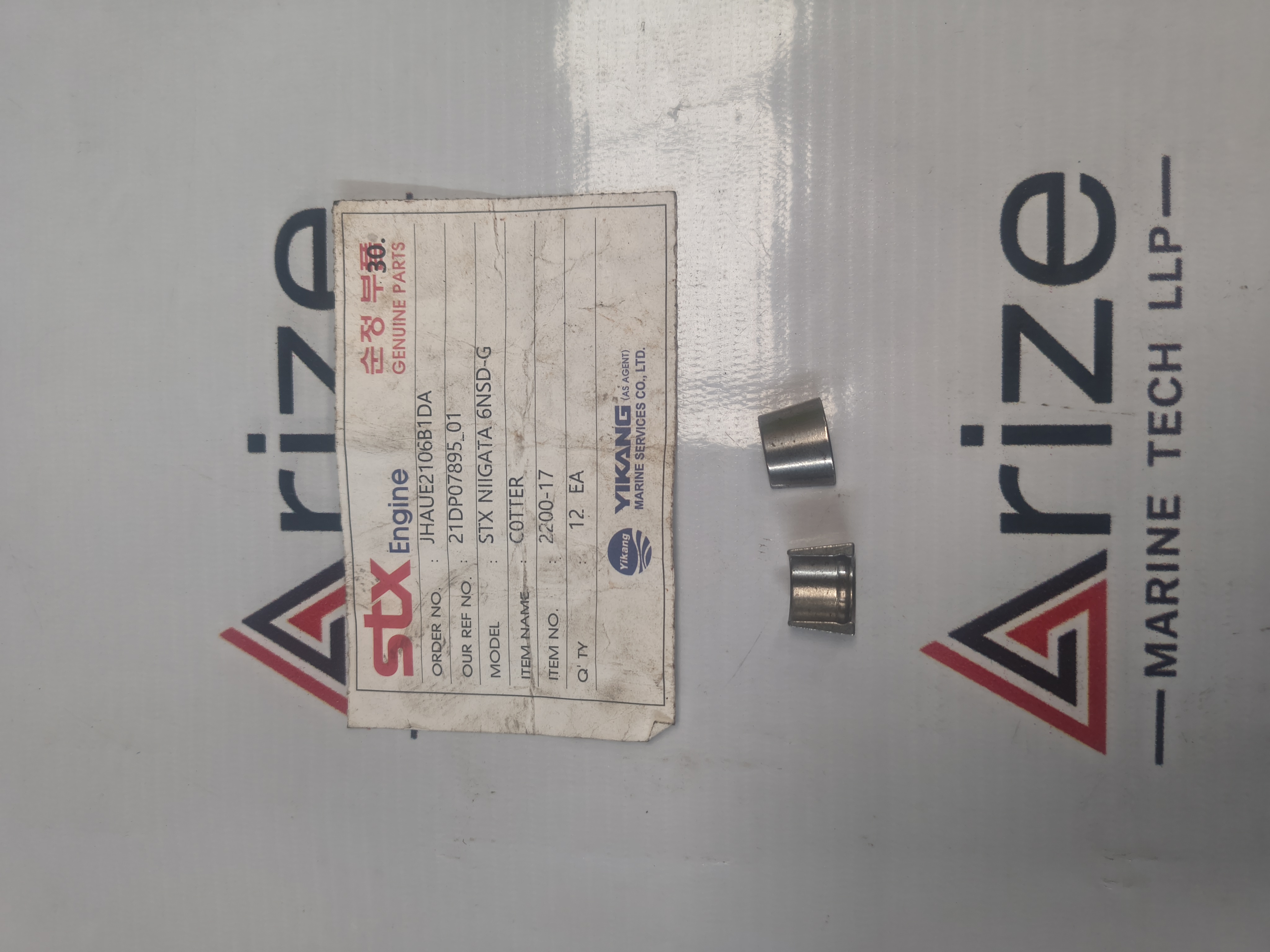 NIIGATA NSD-G VALVE COTTER FOR CYLINDER HEAD 2200-17 NEW