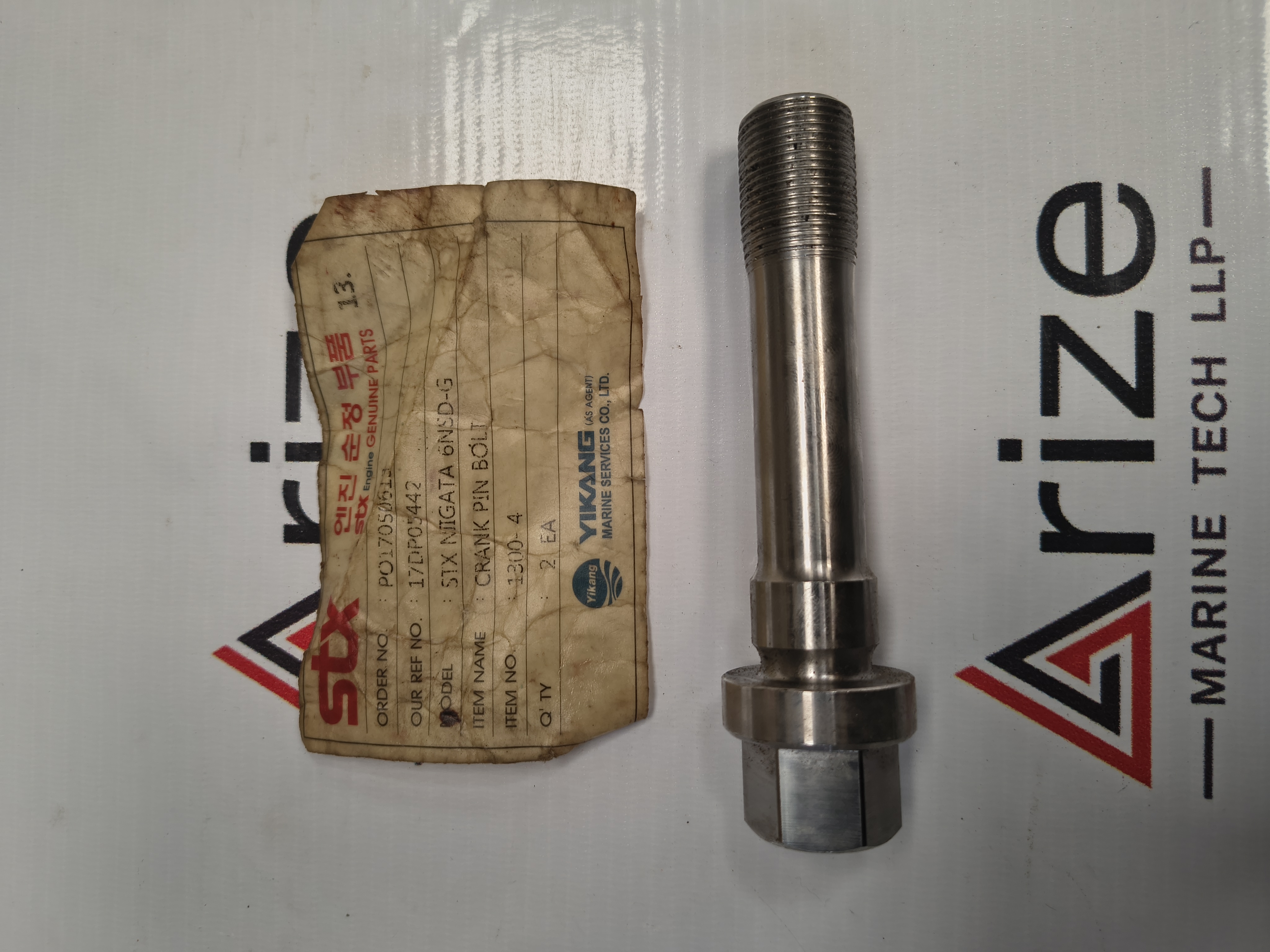 NIIGATA NSD-G CRANK PIN BOLT 1300-4 NEW