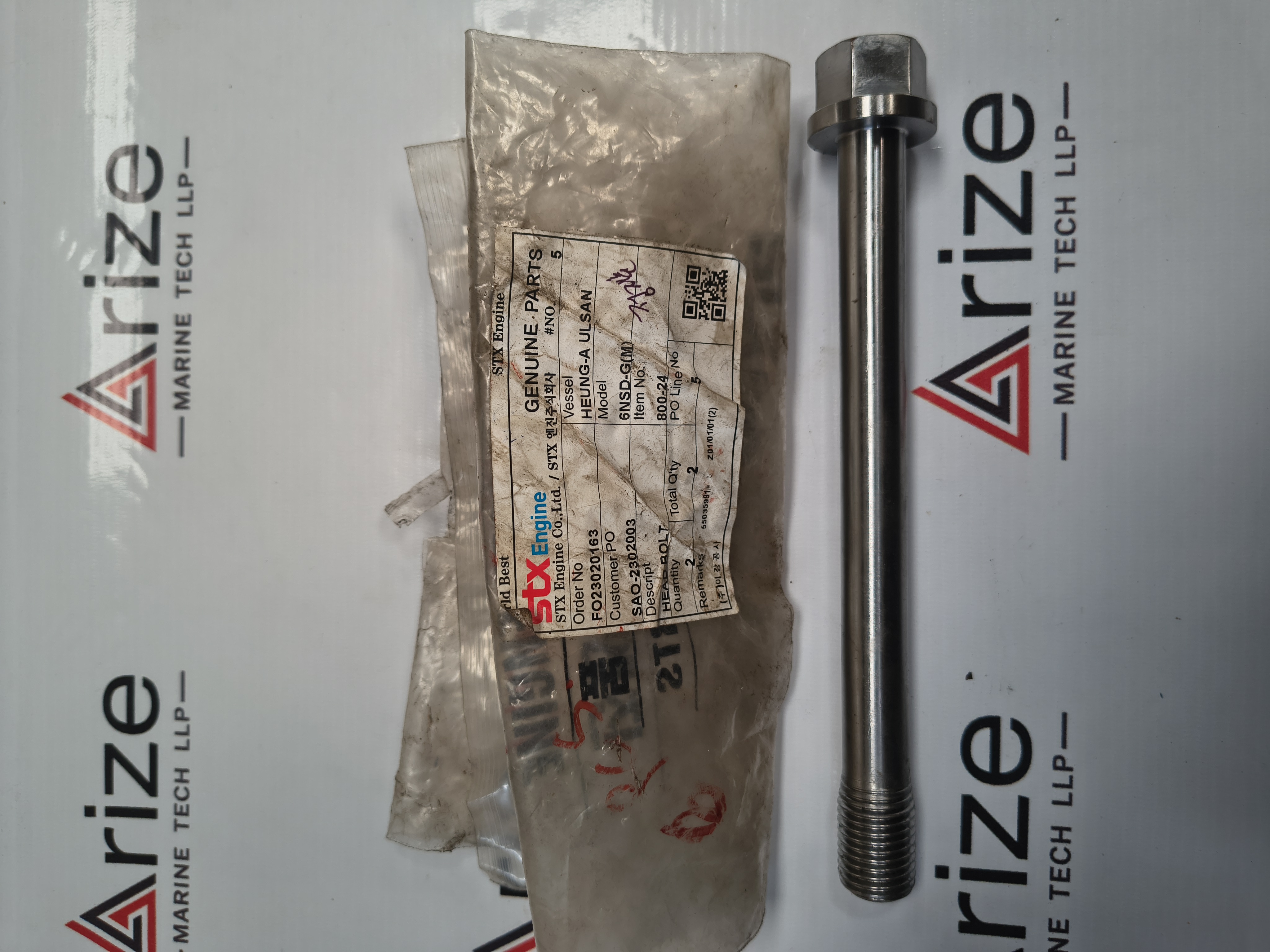 NIIGATA NSD-G HEAD BOLT 800-24 NEW