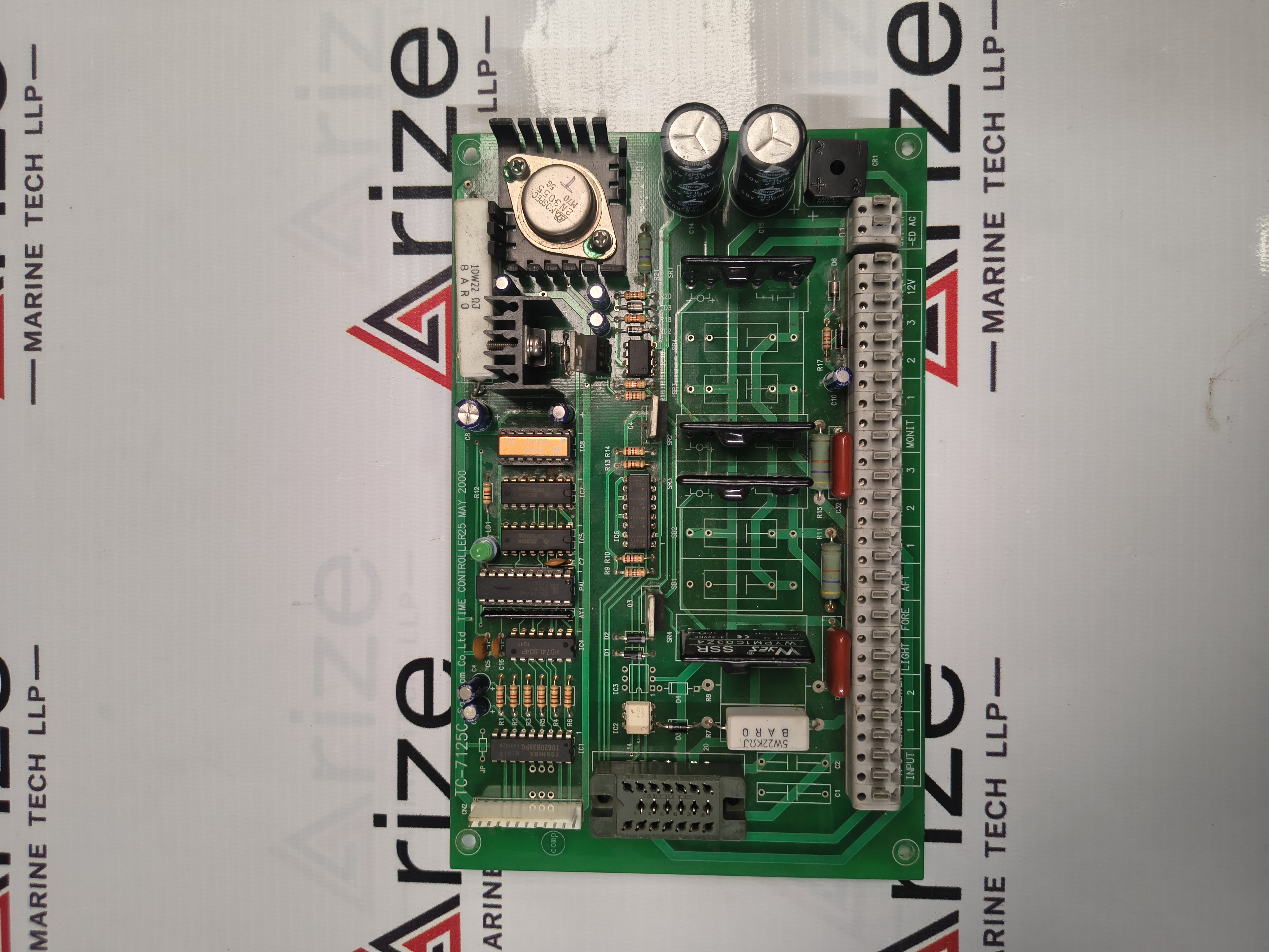 SARACOM TC-7125C TIME CONTROLLER PCB CARD SAMYANG RADIO CO. LTD. USED