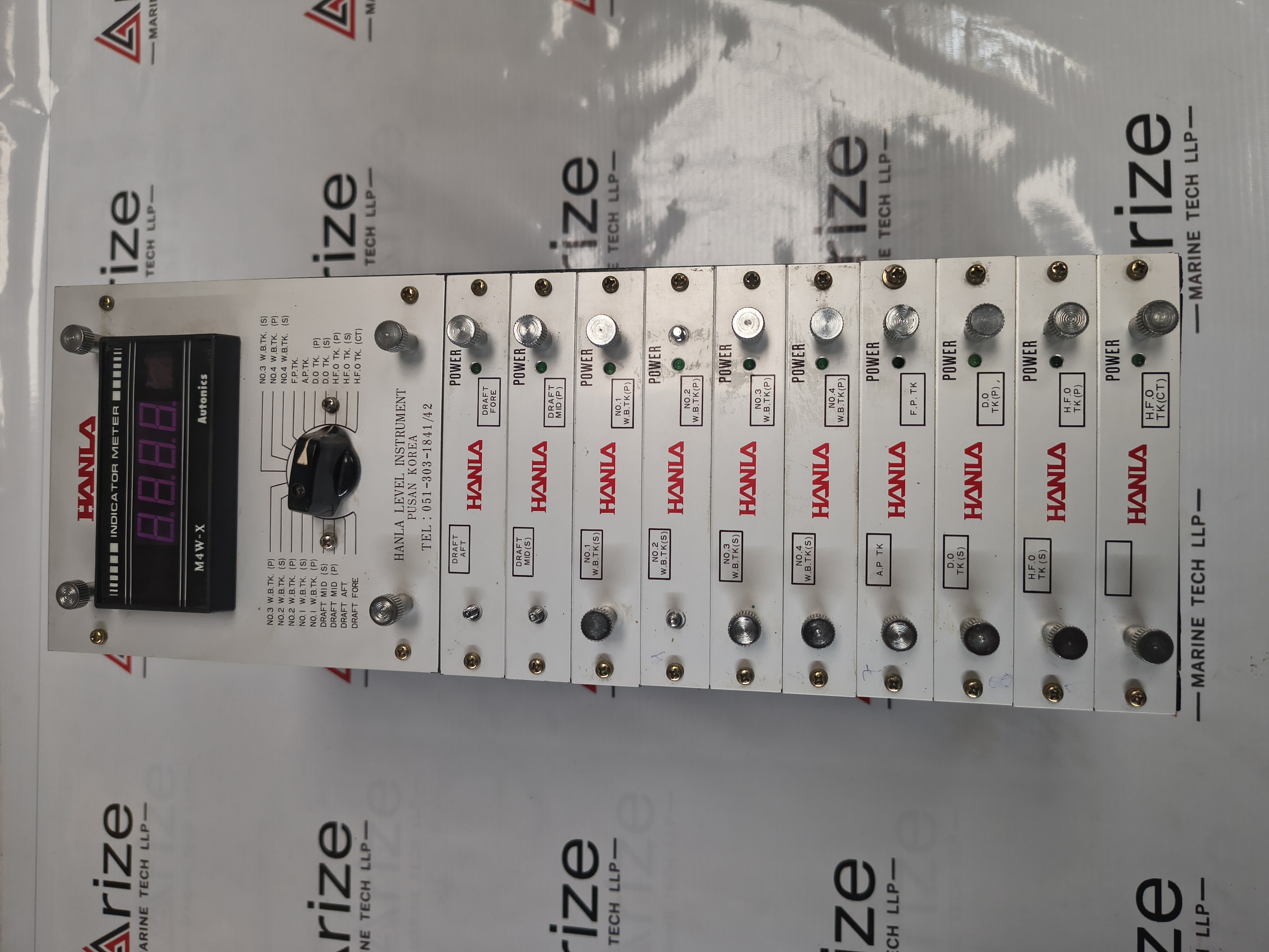 HANLA LEVEL INSTRUMENT INDICATOR METER M4W-X TESTED