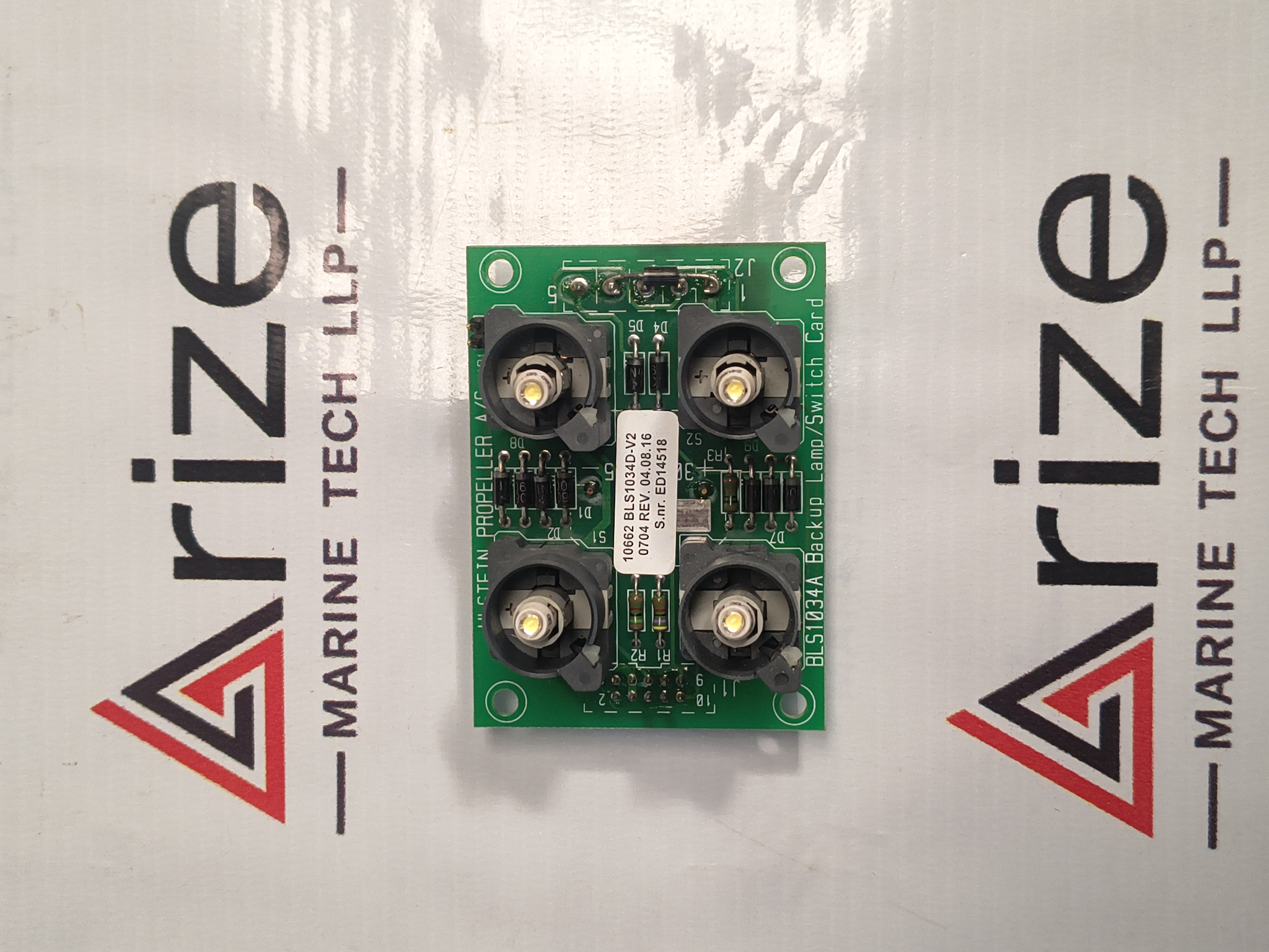 ULSTEIN PROPELLER BACKUP LAMP SWITCH CARD BLS1034A NEW