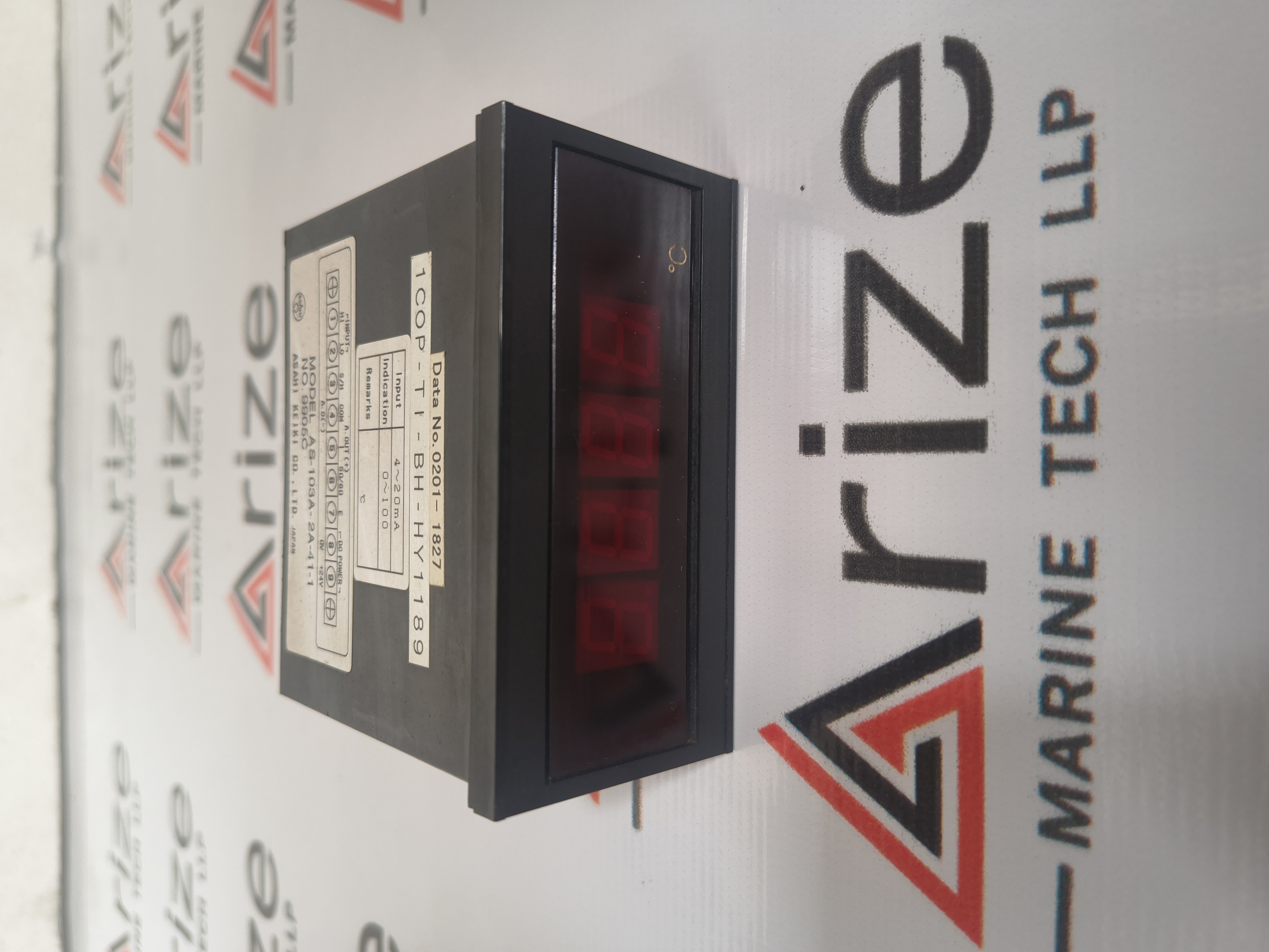 ASAHI KEIKI AS-103A-2A-41-1 DIGITAL TEMPERATURE CONTROLLER 4~20 mA TESTED