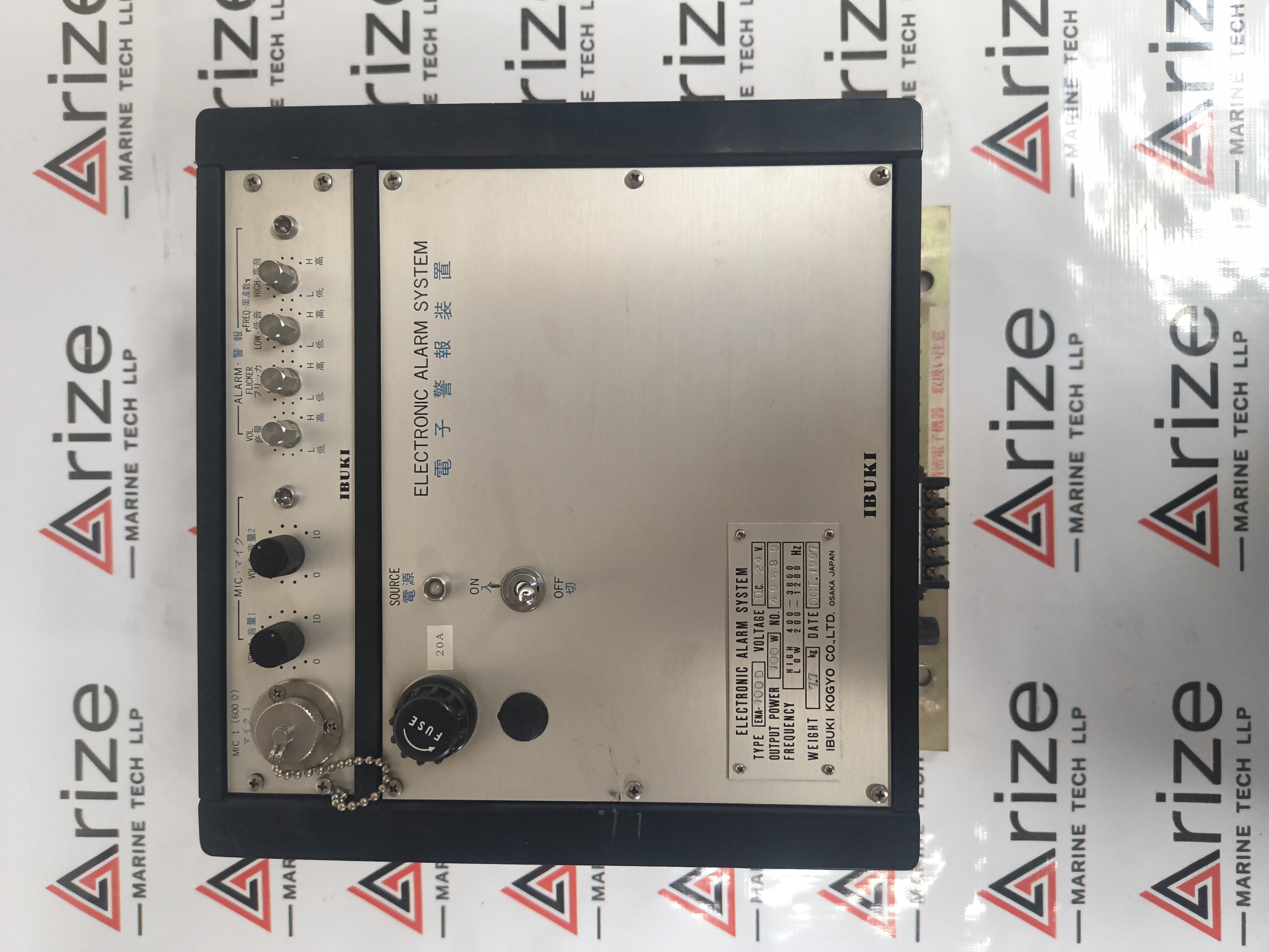 IBUKI KOGYO ENA-100D ELECTRONIC ALARM SYSTEM 24VDC 100W TESTED