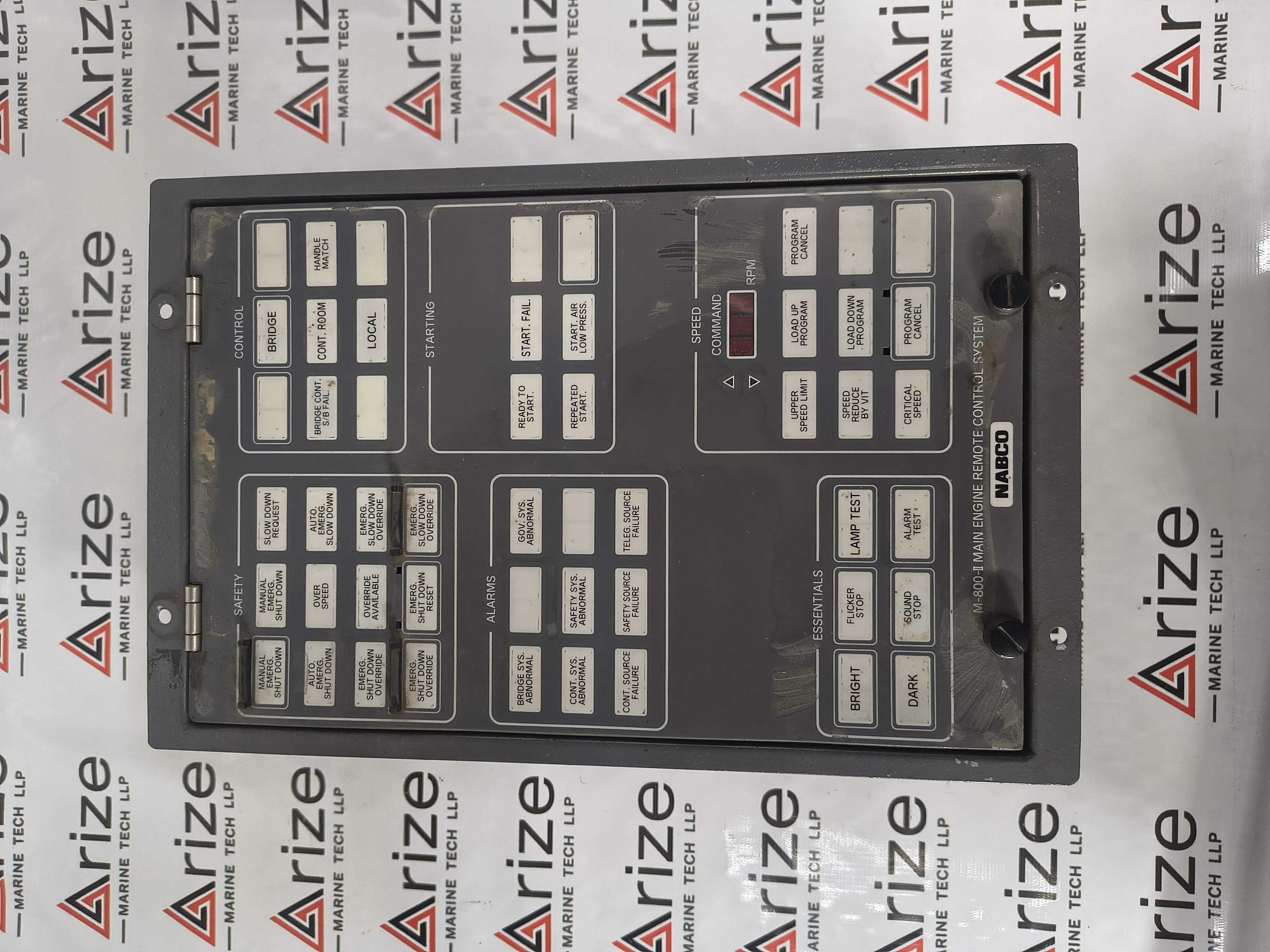 NABCO M-800-II MAIN ENGINE REMOTE CONTROL SYSTEM PCB MCA-102-12 885 73748390 & MCA-602-02 885 73748392 TESTED