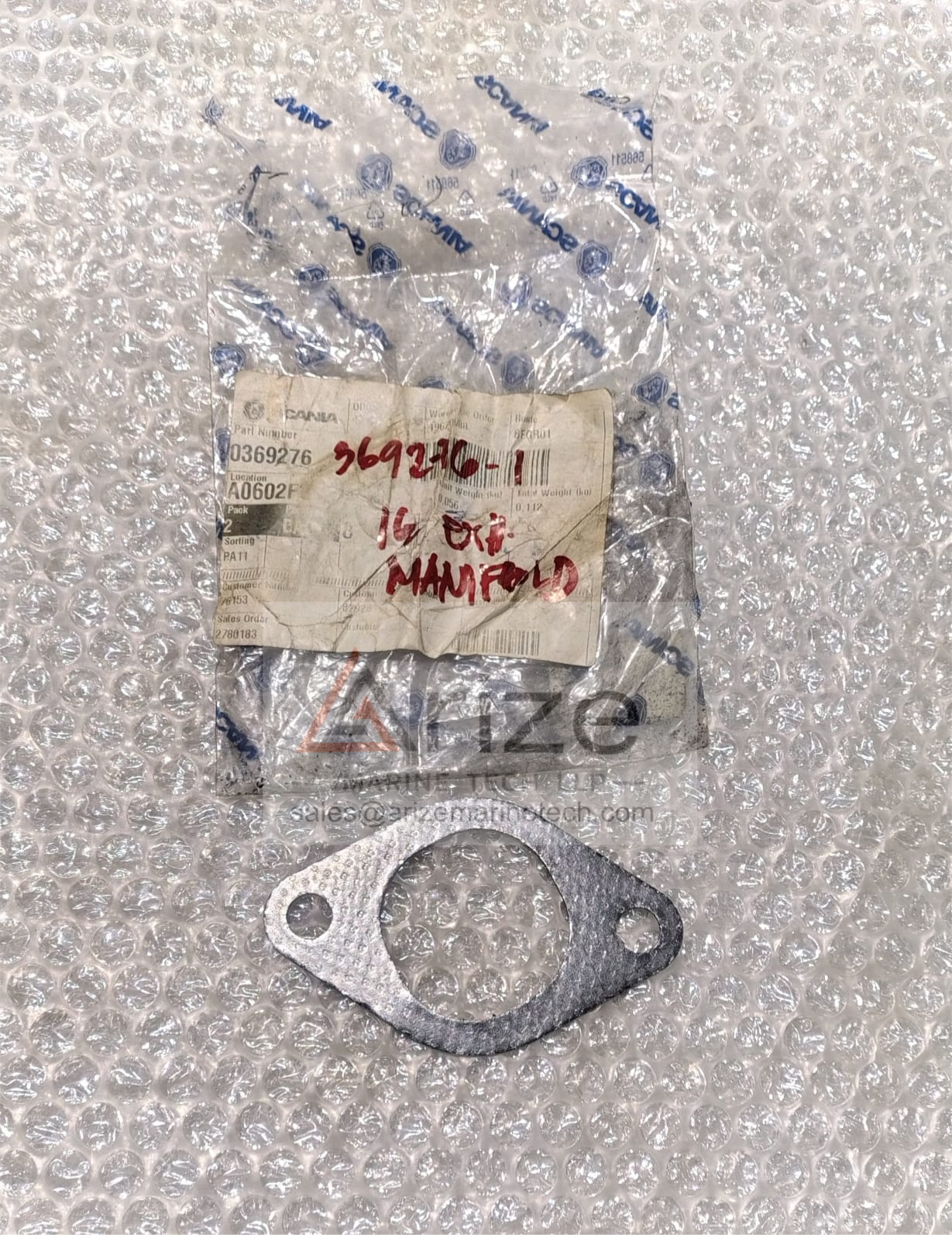 SCANIA MANIFOLD GASKET 369276 NEW