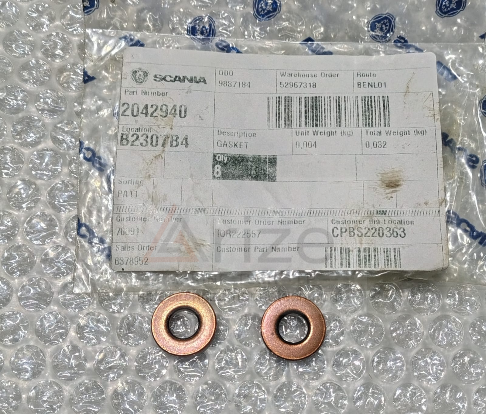 SCANIA GASKET 2042940 NEW