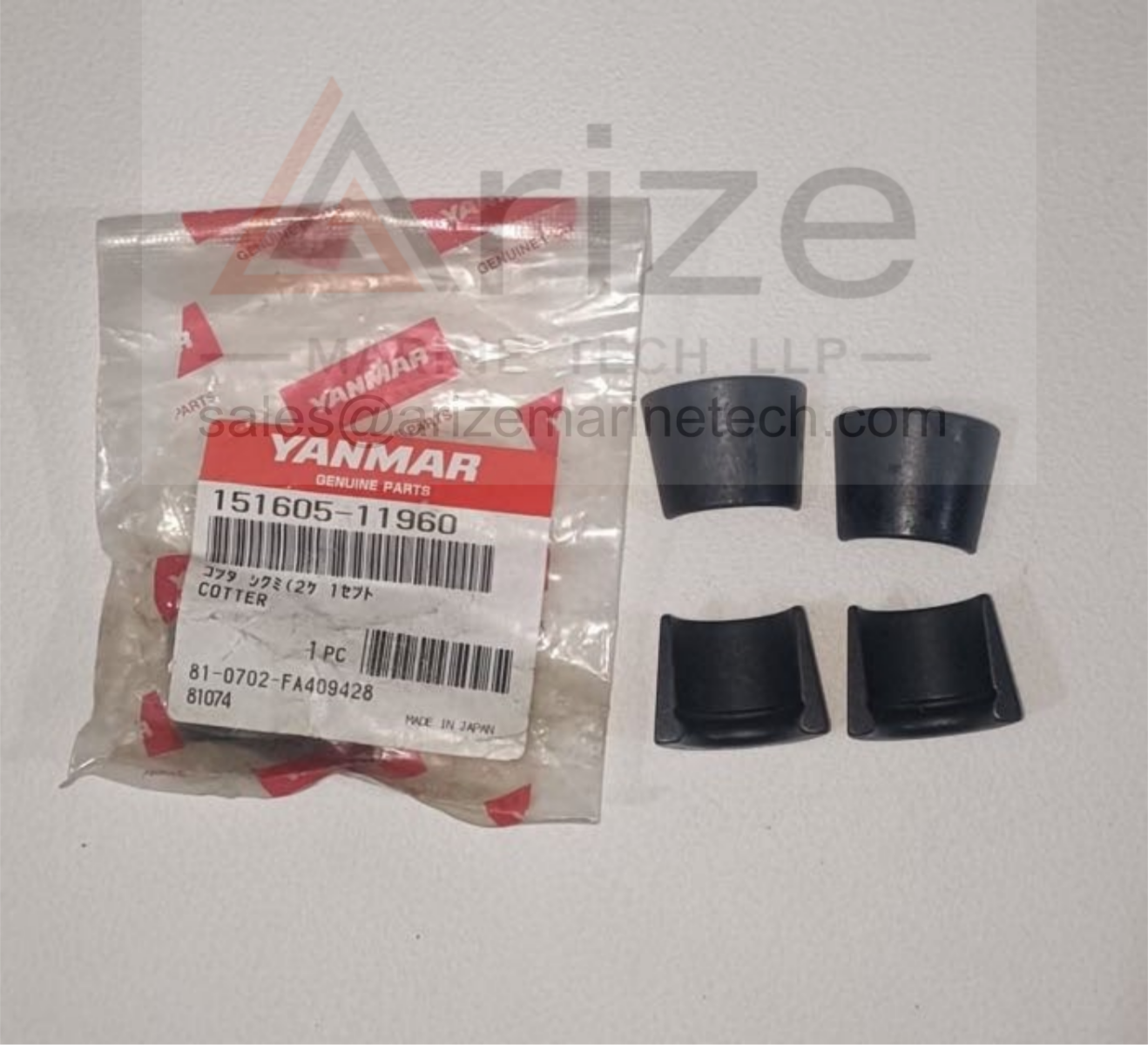 YANMAR EY26 VALVE COTTER SET 151605-11960 NEW