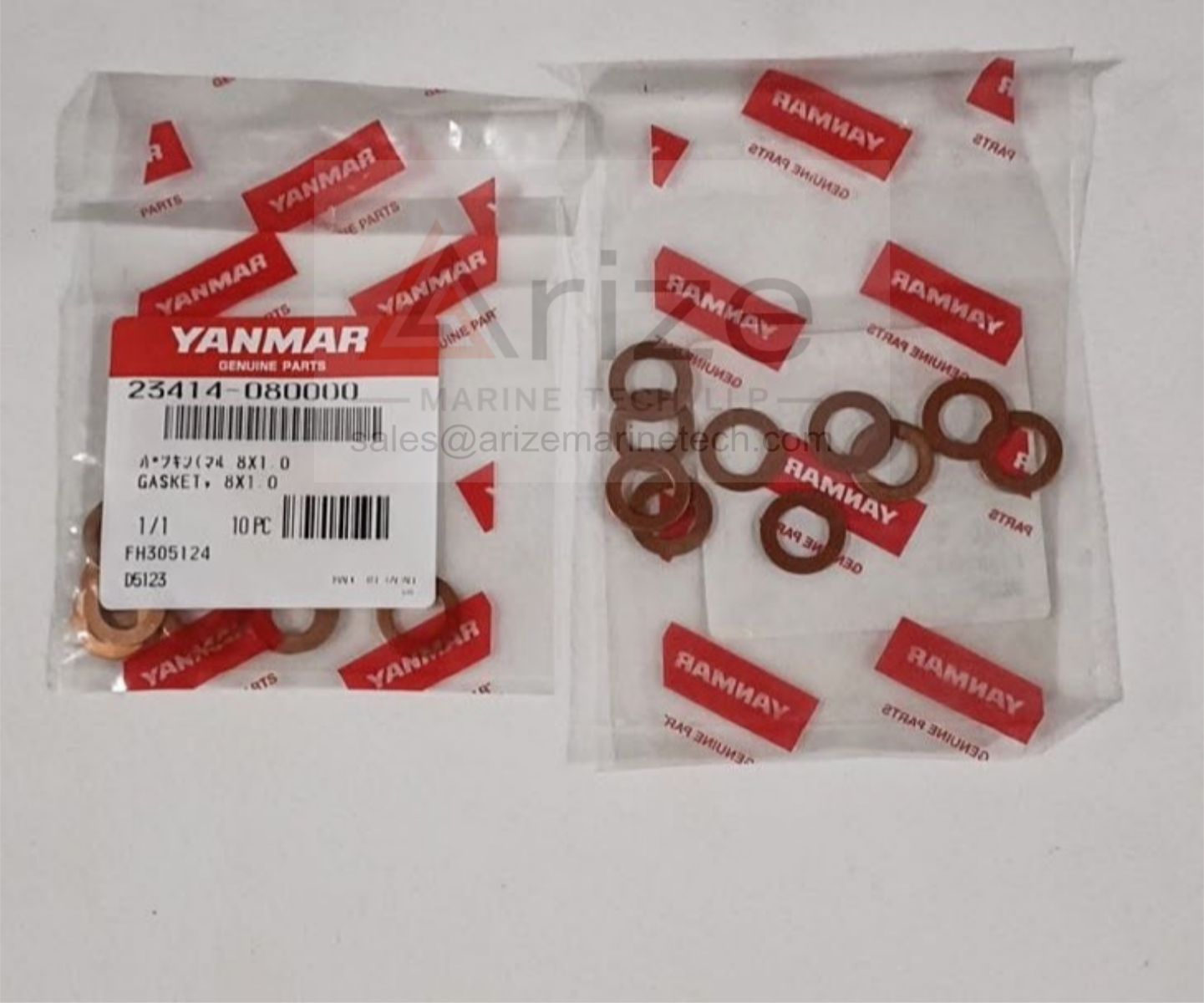 YANMAR EY26 GASKET 8X10 23414-080000 NEW
