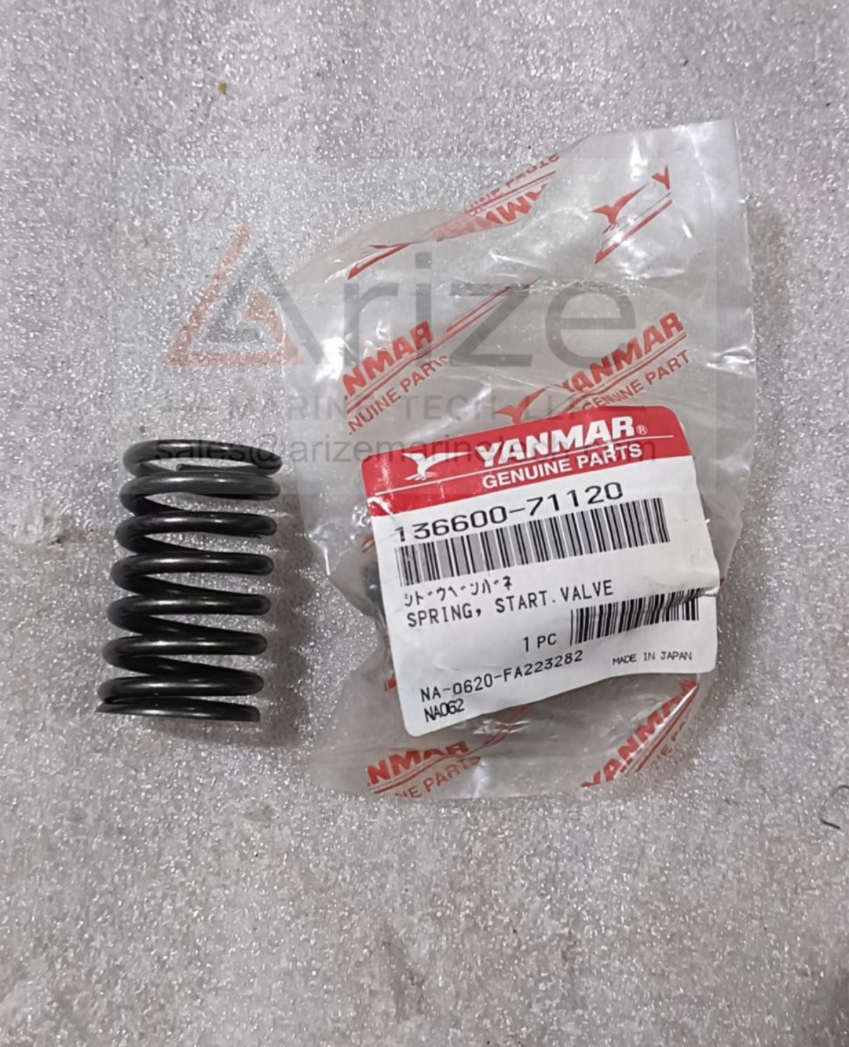 YANMAR N260 SPRING START VALVE 136600-71120 NEW