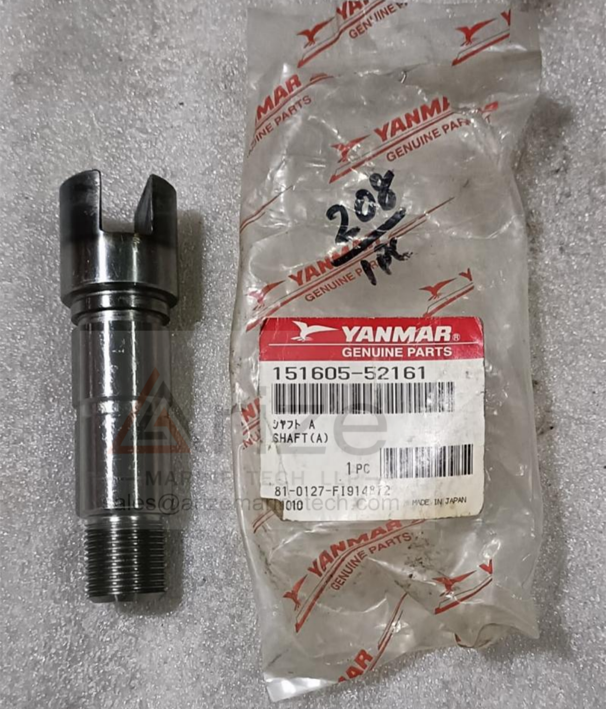 YANMAR N260 SHAFT 151605-52161 NEW