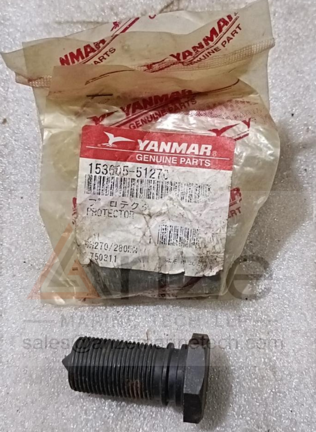 YANMAR N260 PROTECTOR SCREW 153605-51270 NEW