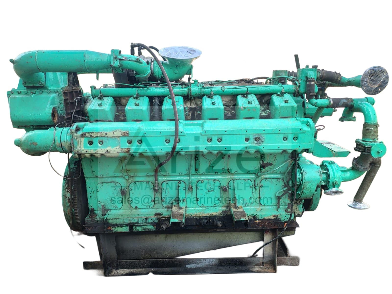 WARTSILA UD25V12 ENGINE RUNNING CONDITION · Arize Marine Tech